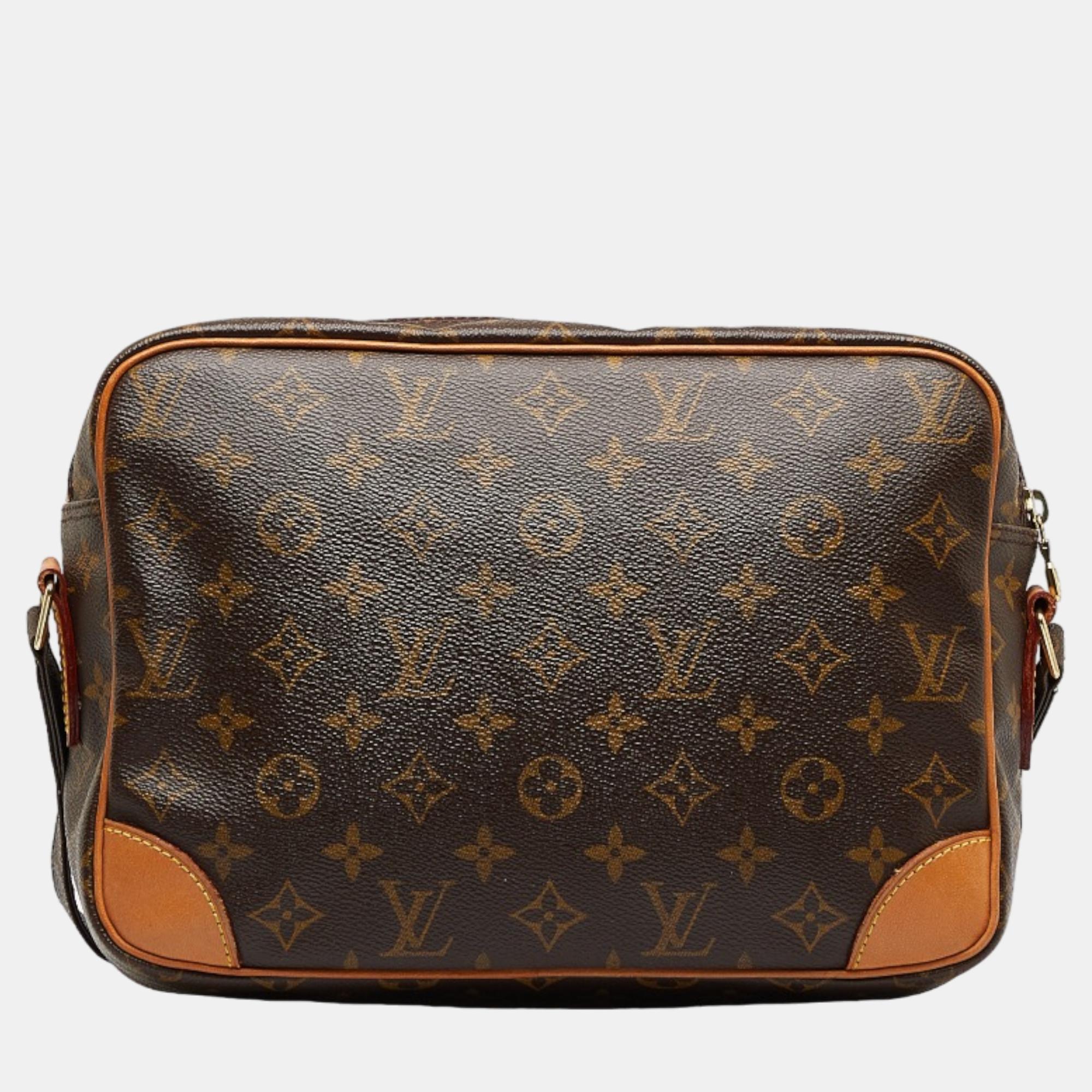 Louis Vuitton Brown Canvas Monogram Nile Bag Crossbody Bag