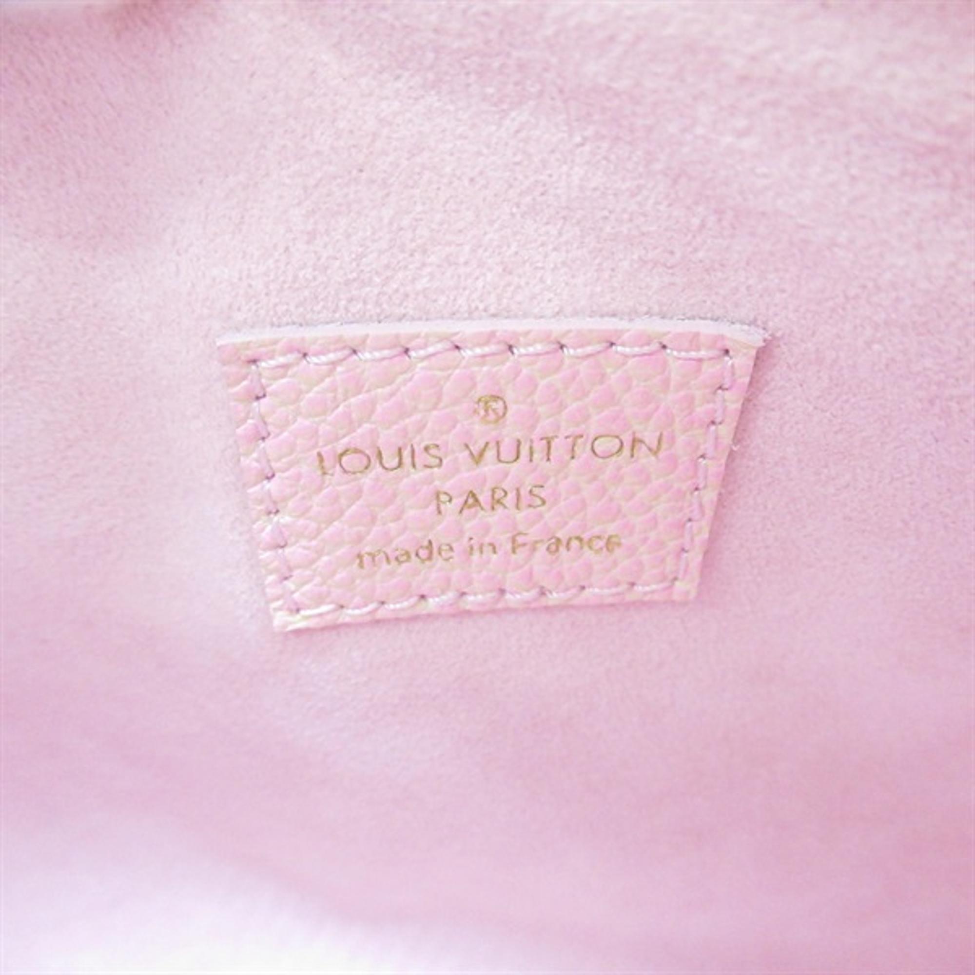 Louis Vuitton Pink Leather Monogram Empreinte Nano Speedy Handbag