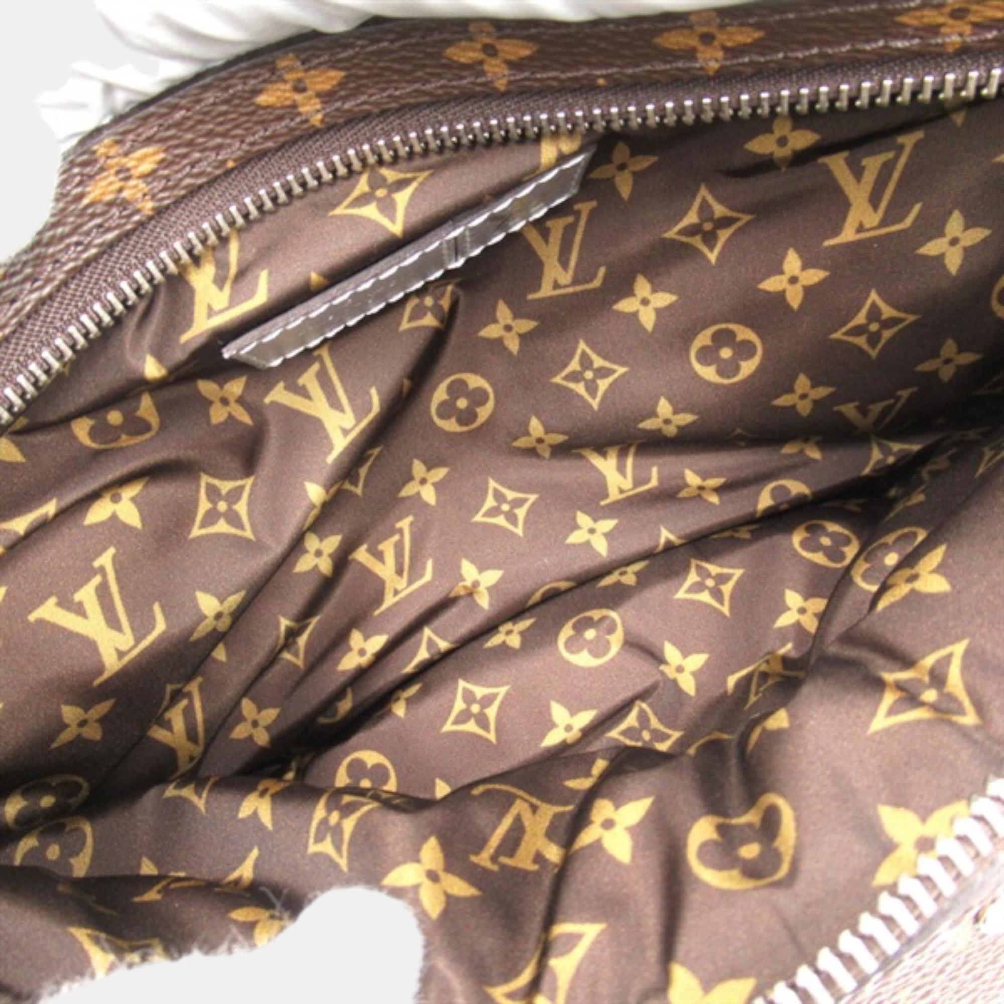 Louis Vuitton Silver Canvas Monogram Pillow Maxi Bumbag Belt Bag