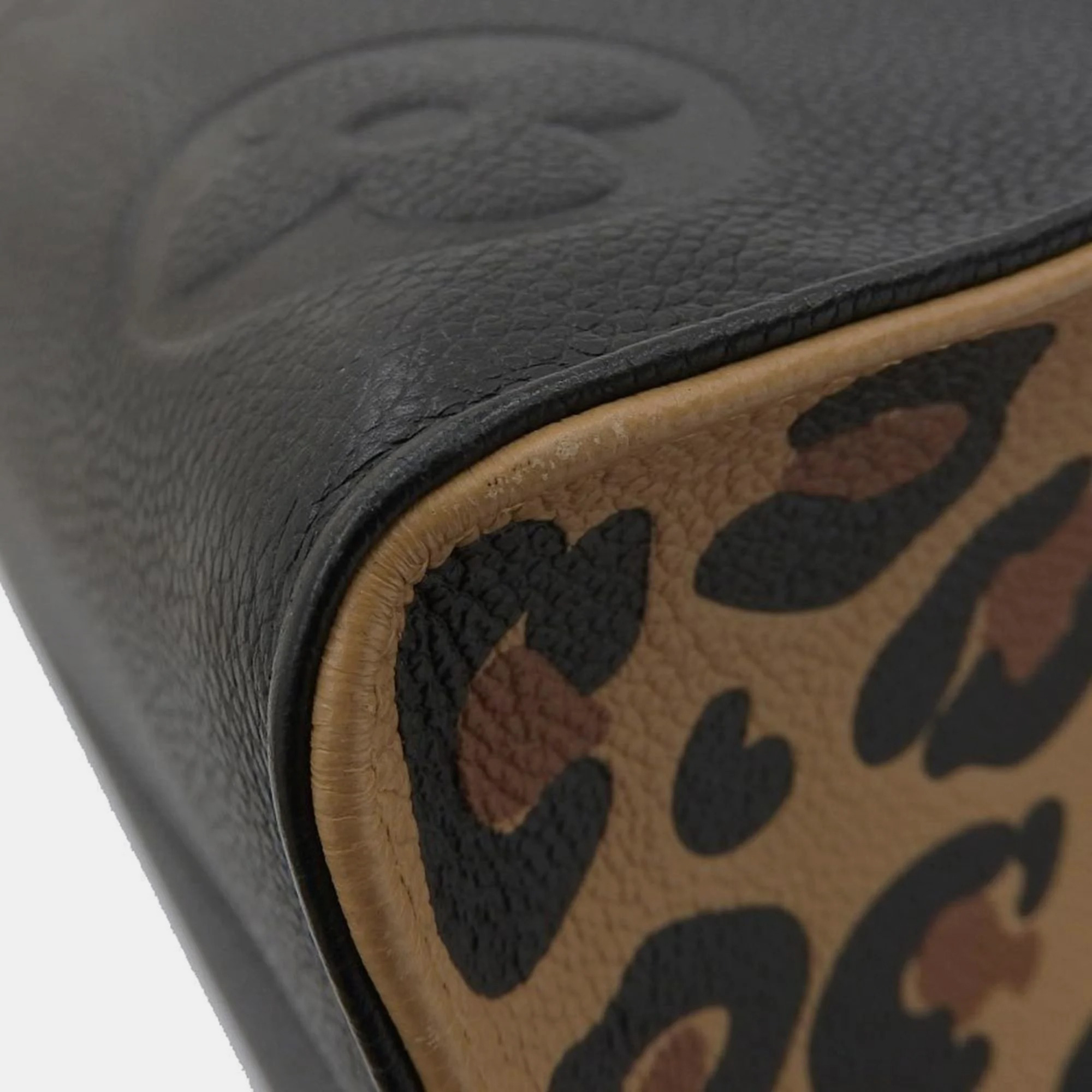 Louis Vuitton Black Monogram Empreinte Leather Wild At Heart OnTheGo MM Tote Bag