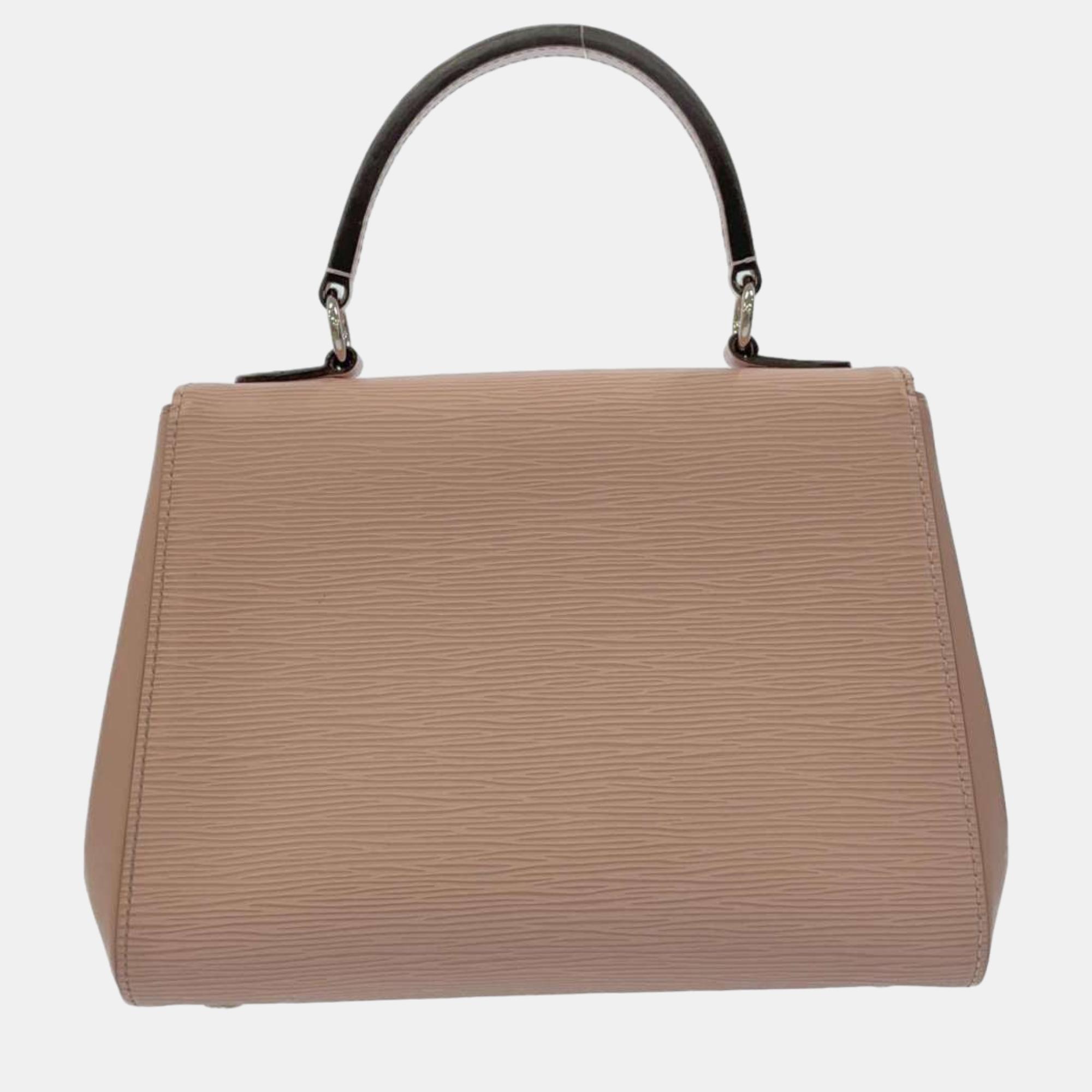 Louis Vuitton Pink Epi Leather Cluny BB Shoulder Bag