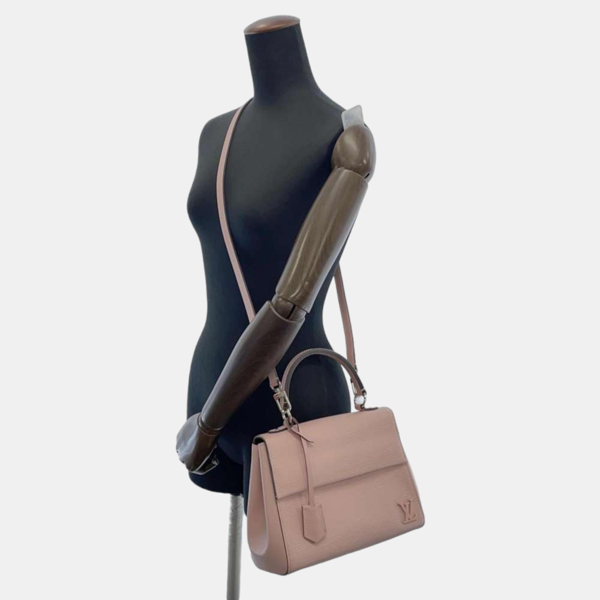 Louis Vuitton Pink Epi Leather Cluny BB Shoulder Bag
