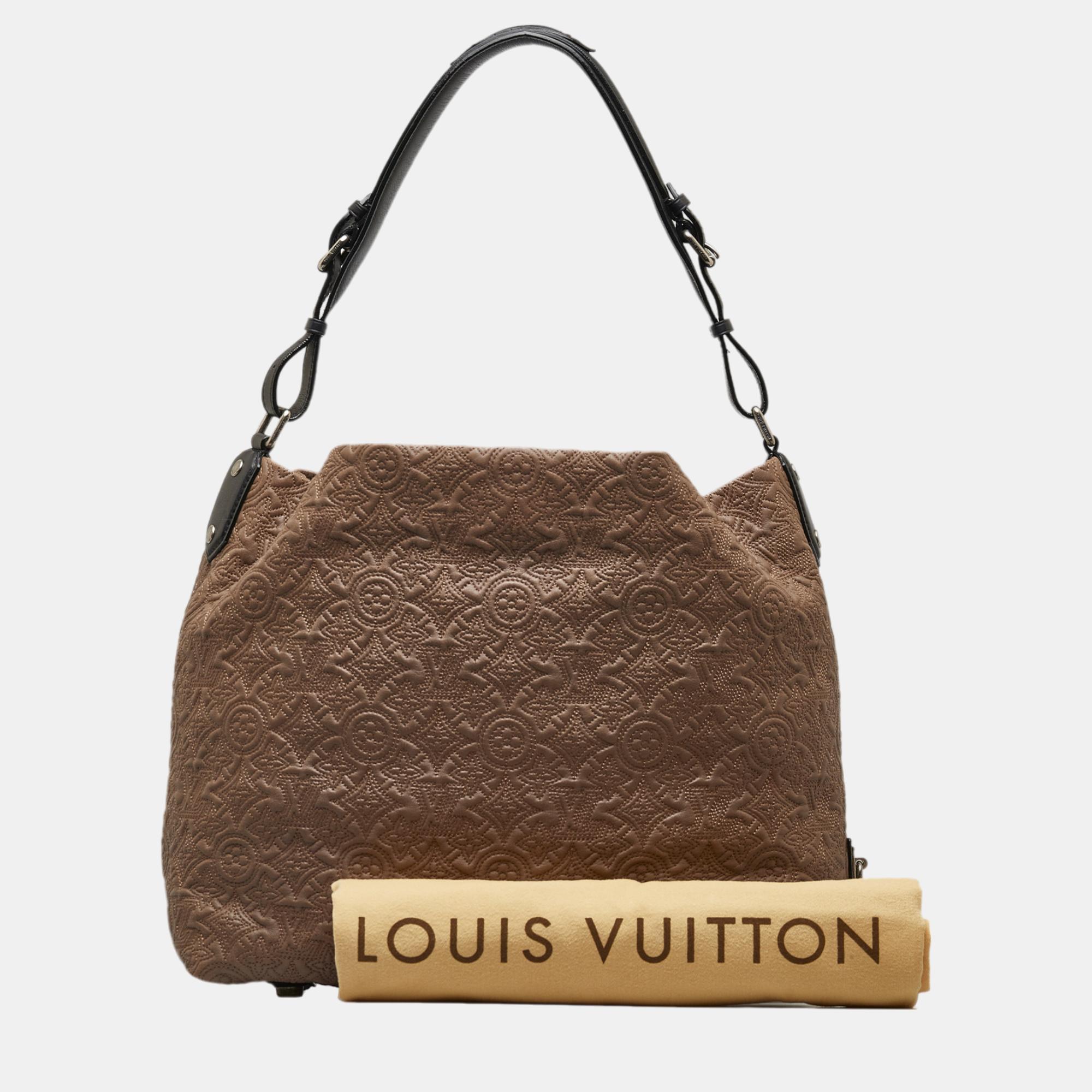 Louis Vuitton Brown Monogram Antheia Hobo PM