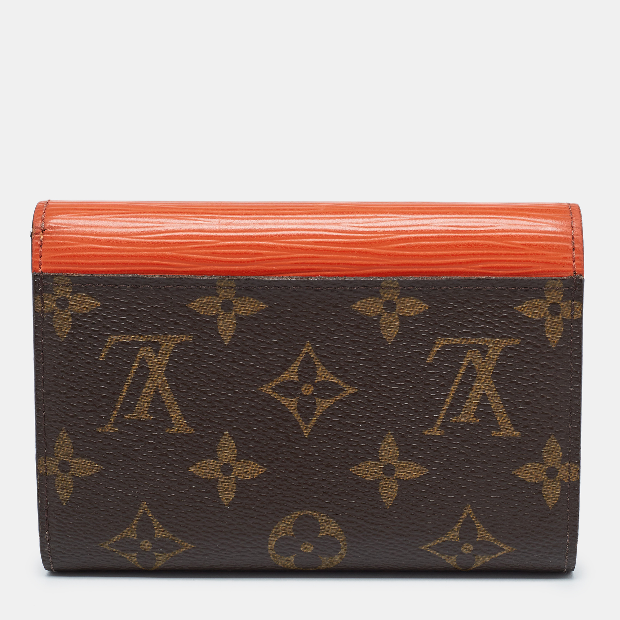 Louis Vuitton Piment Epi Leather And Monogram Canvas Marie-Lou Compact Wallet