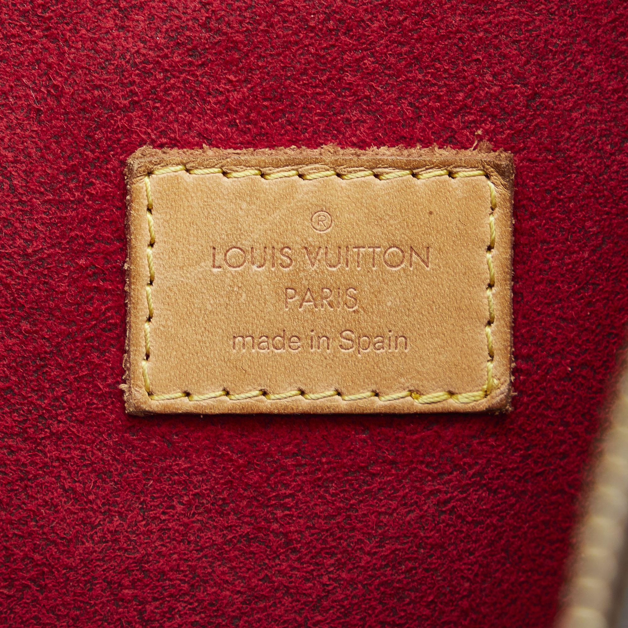 Louis Vuitton Brown Monogram Croissant GM