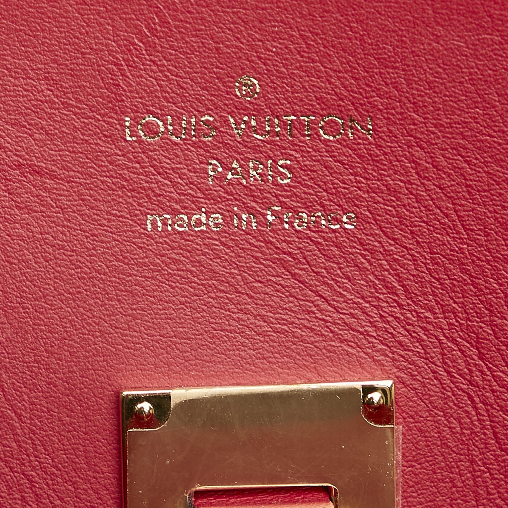 Louis Vuitton Red Veau Nuage Milla PM