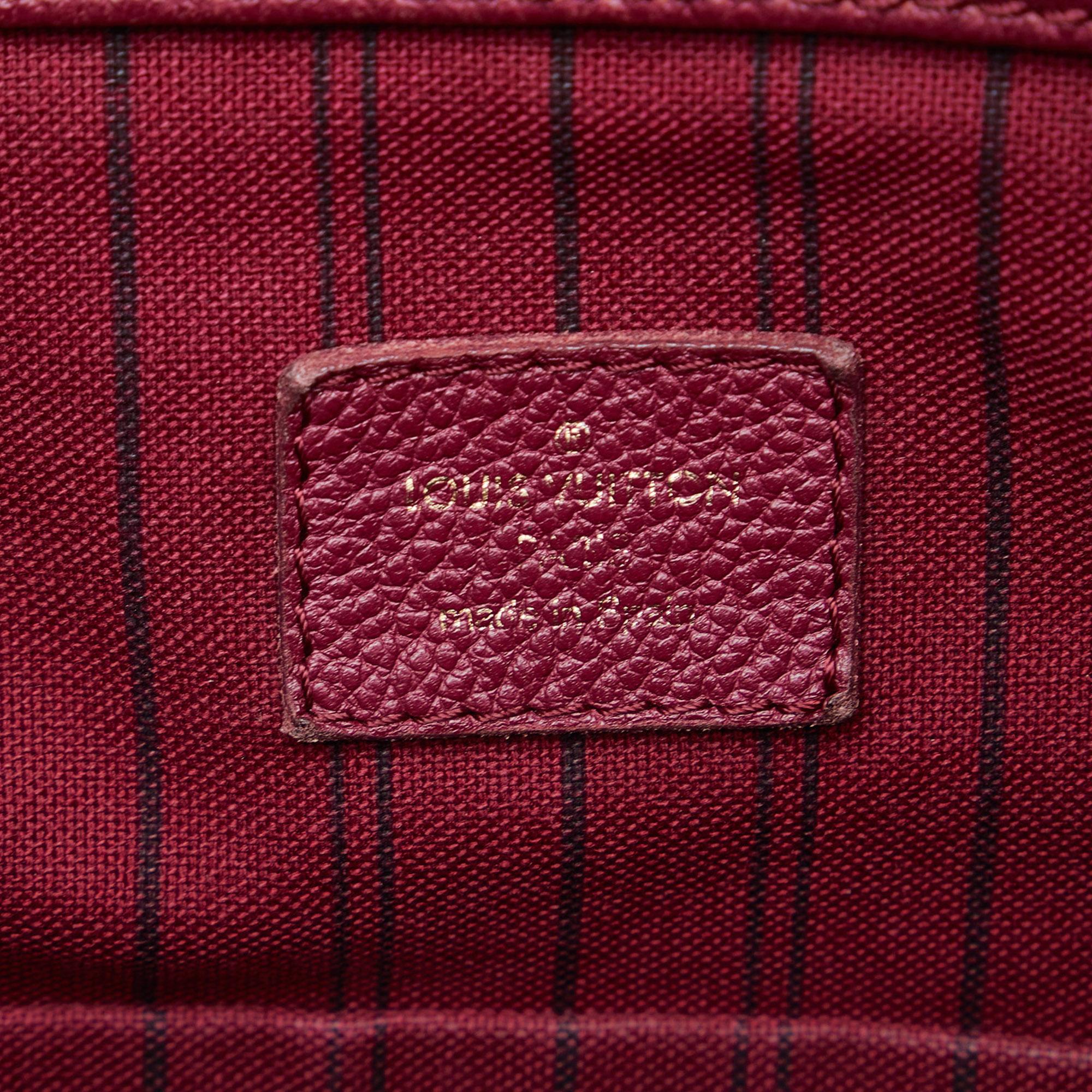 Louis Vuitton Red Monogram Empreinte Artsy MM