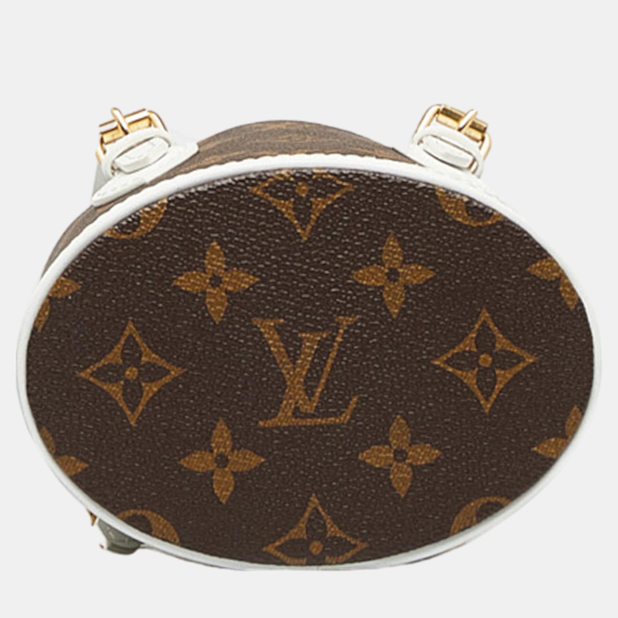 Louis Vuitton Brown LV Match Monogram Nano Bucket