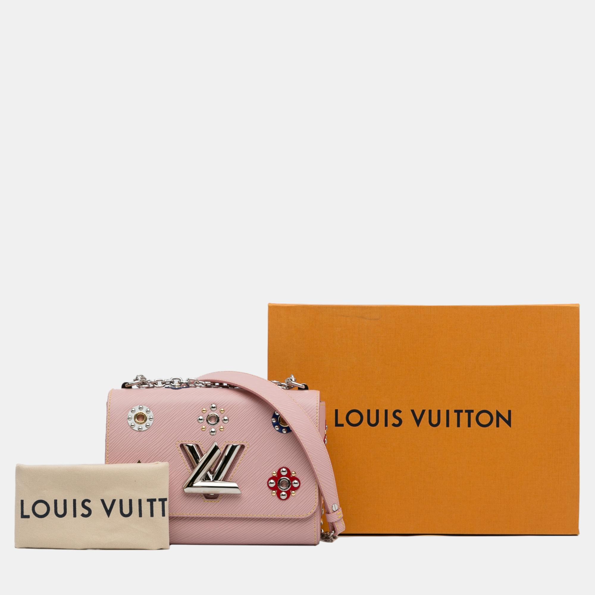 Louis Vuitton Pink Epi Mechanical Flowers Twist MM