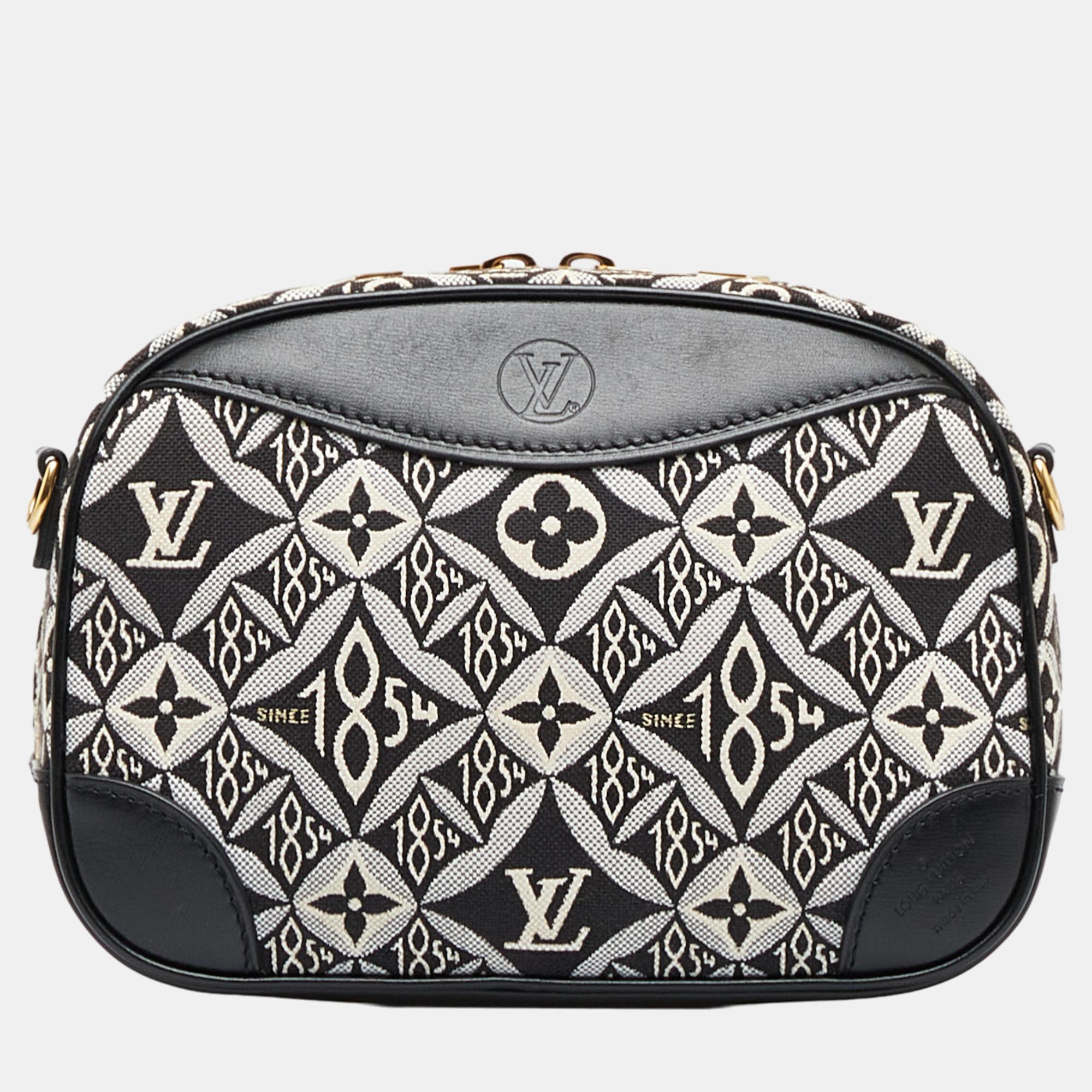 Louis Vuitton Black Since 1854 Deauville Mini Bag