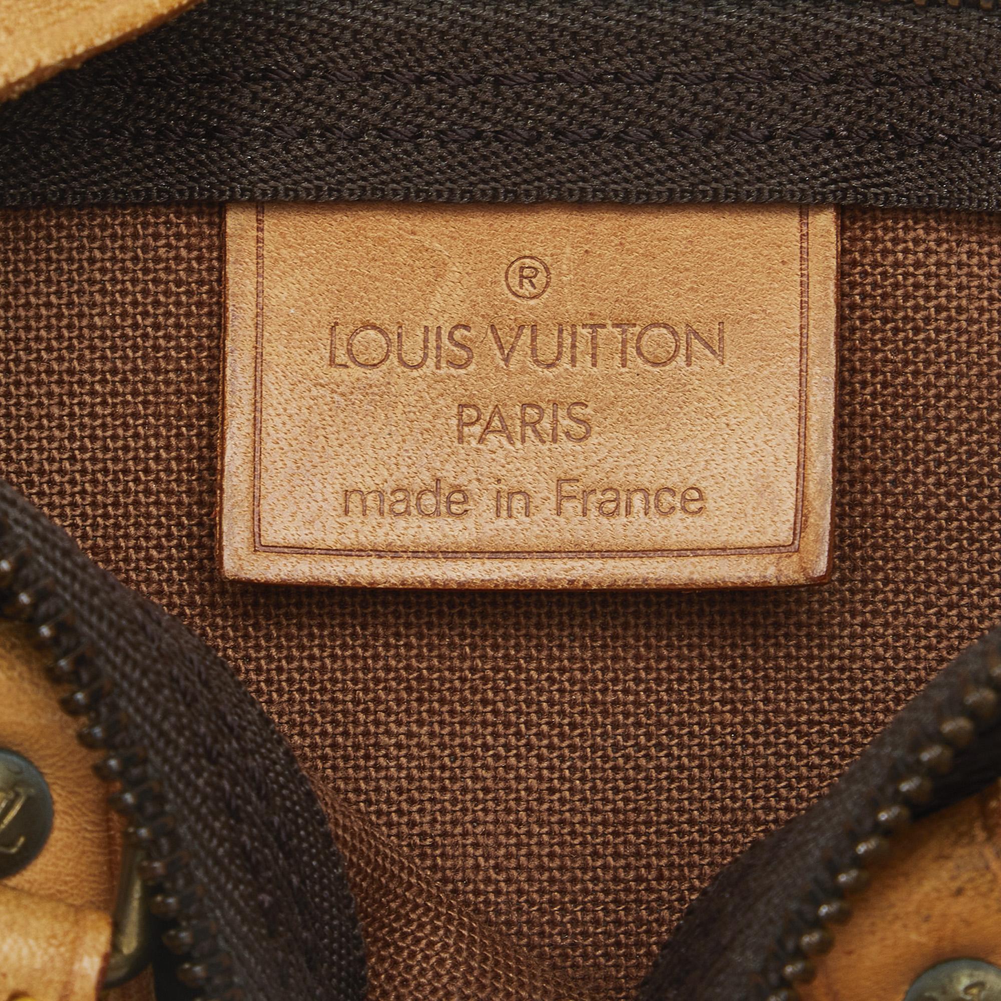 Louis Vuitton Brown Monogram Mini HL Speedy