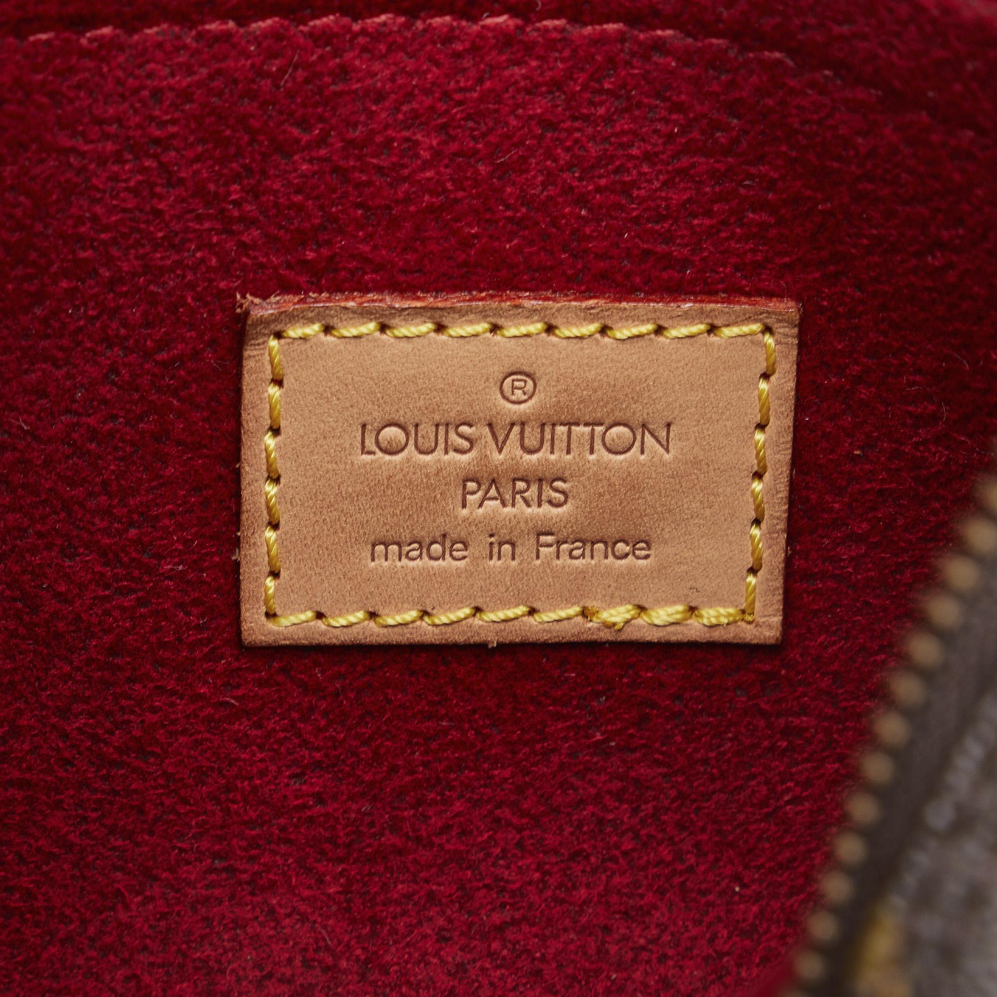 Louis Vuitton Brown Monogram Croissant MM