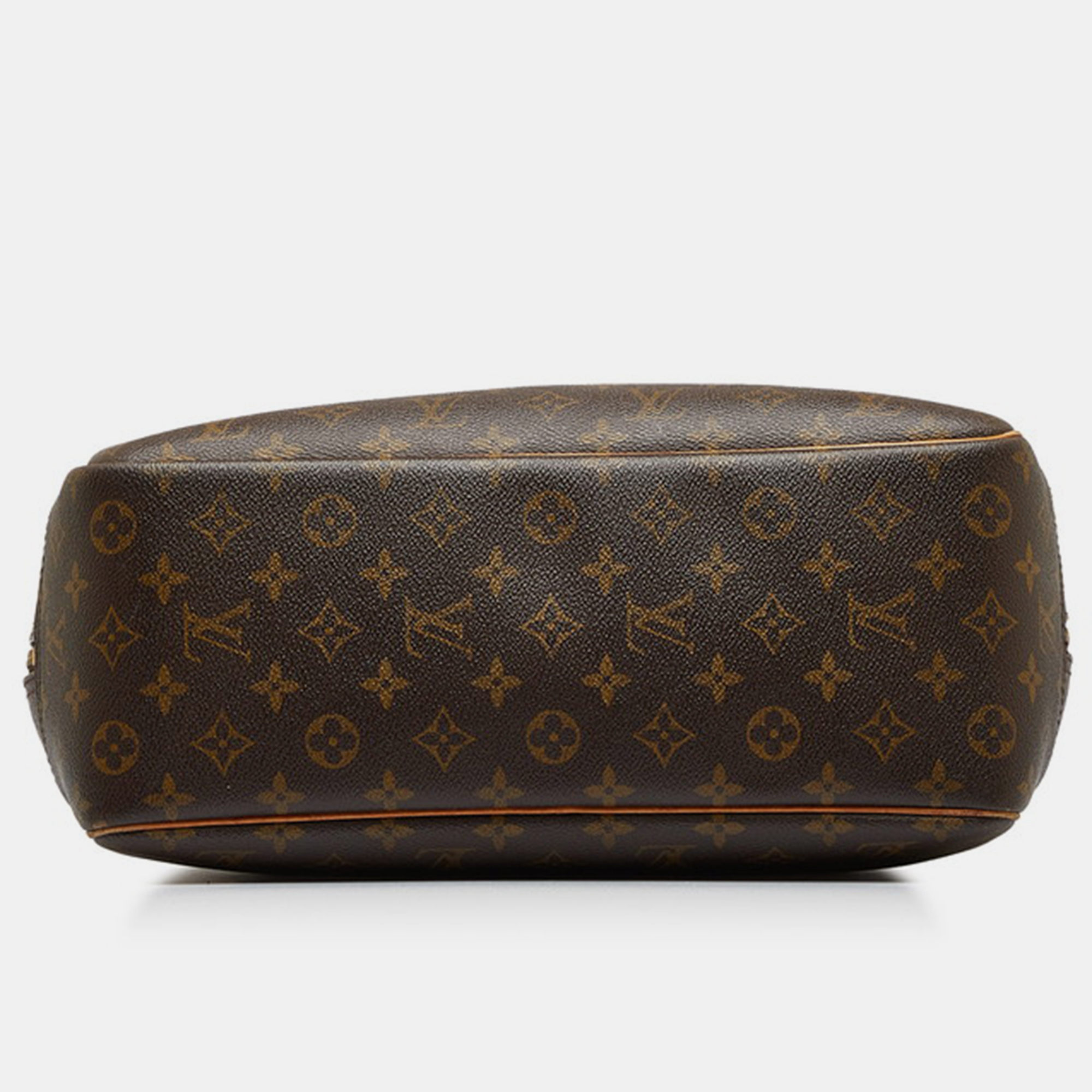Louis Vuitton Brown Coated Canvas, Leather  Deauville Top Handle Bags