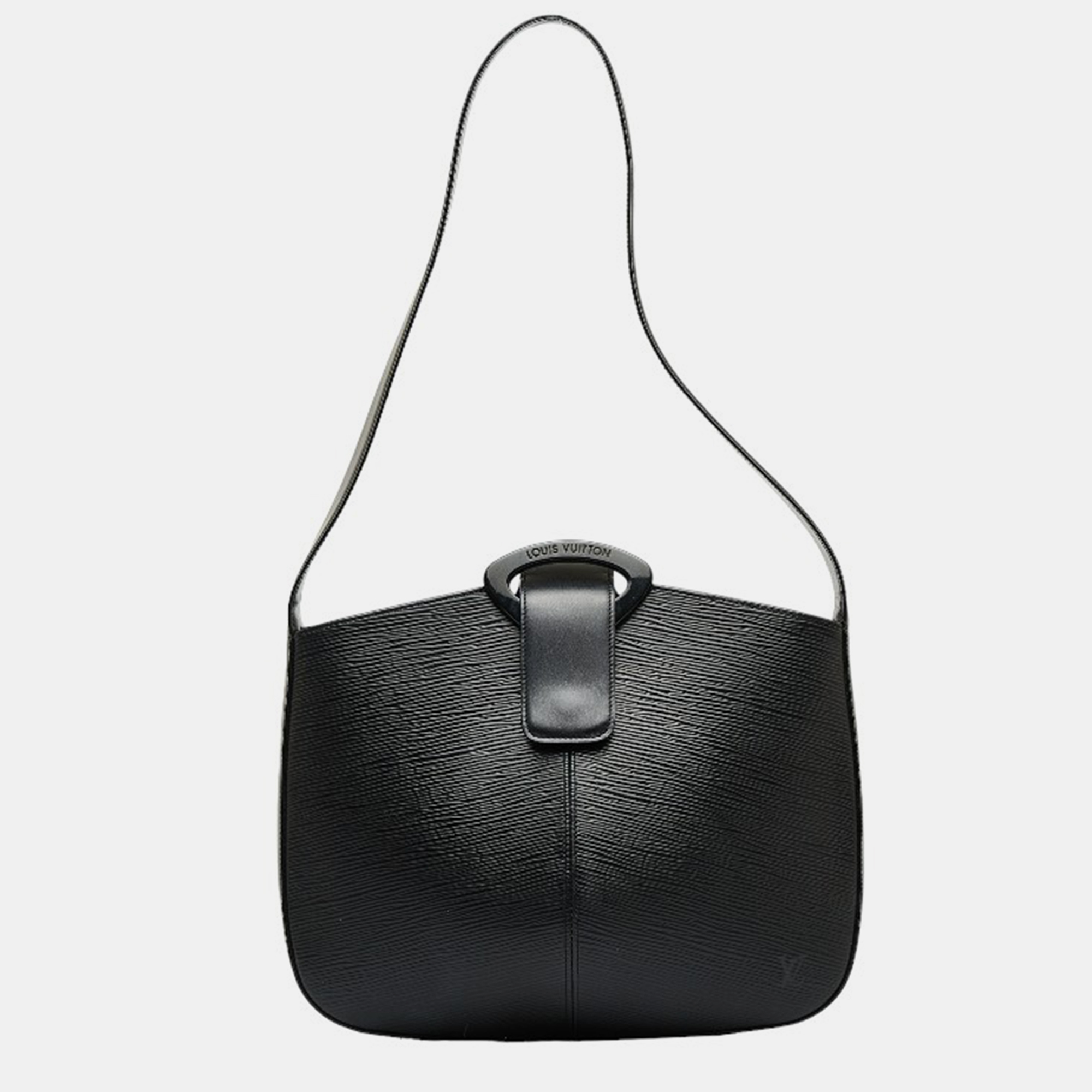 Louis Vuitton Black Leather Epi Reverie Shoulder Bag
