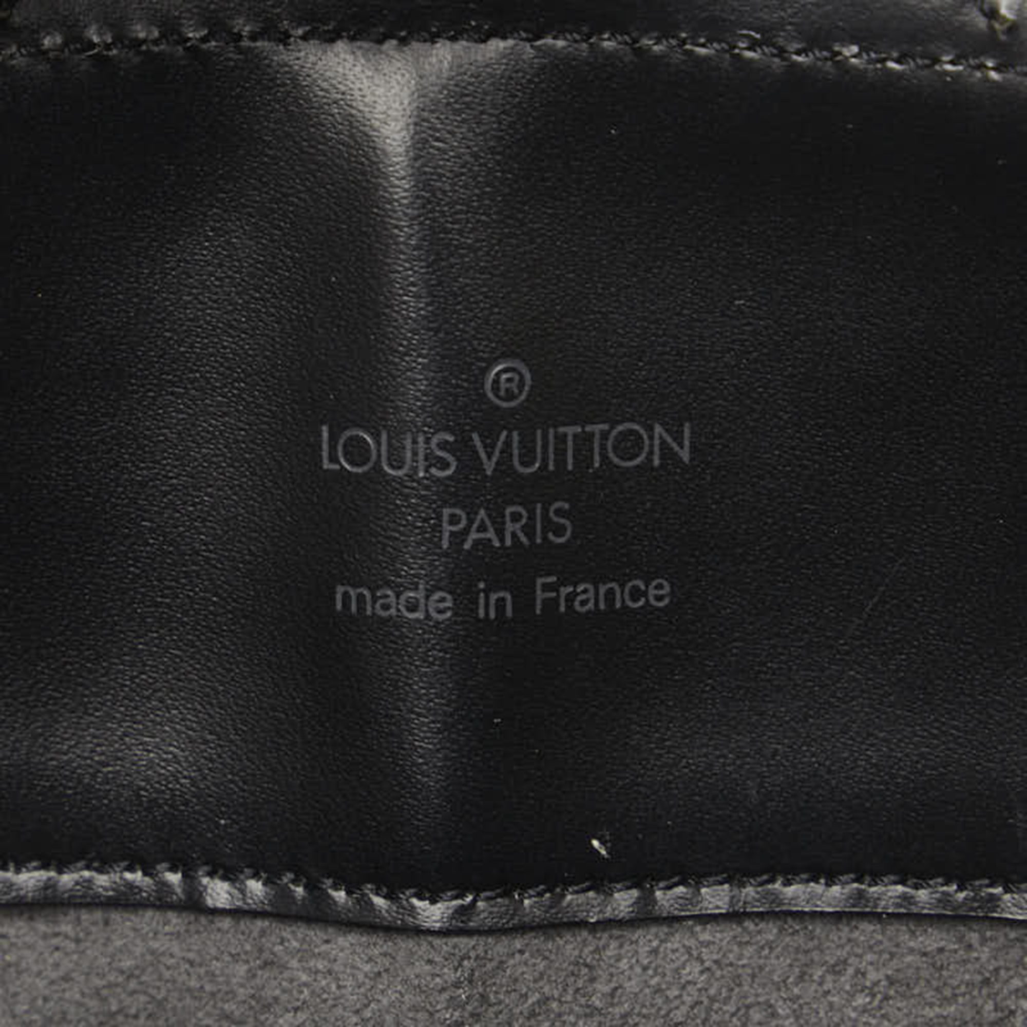 Louis Vuitton Black Leather Epi Reverie Shoulder Bag