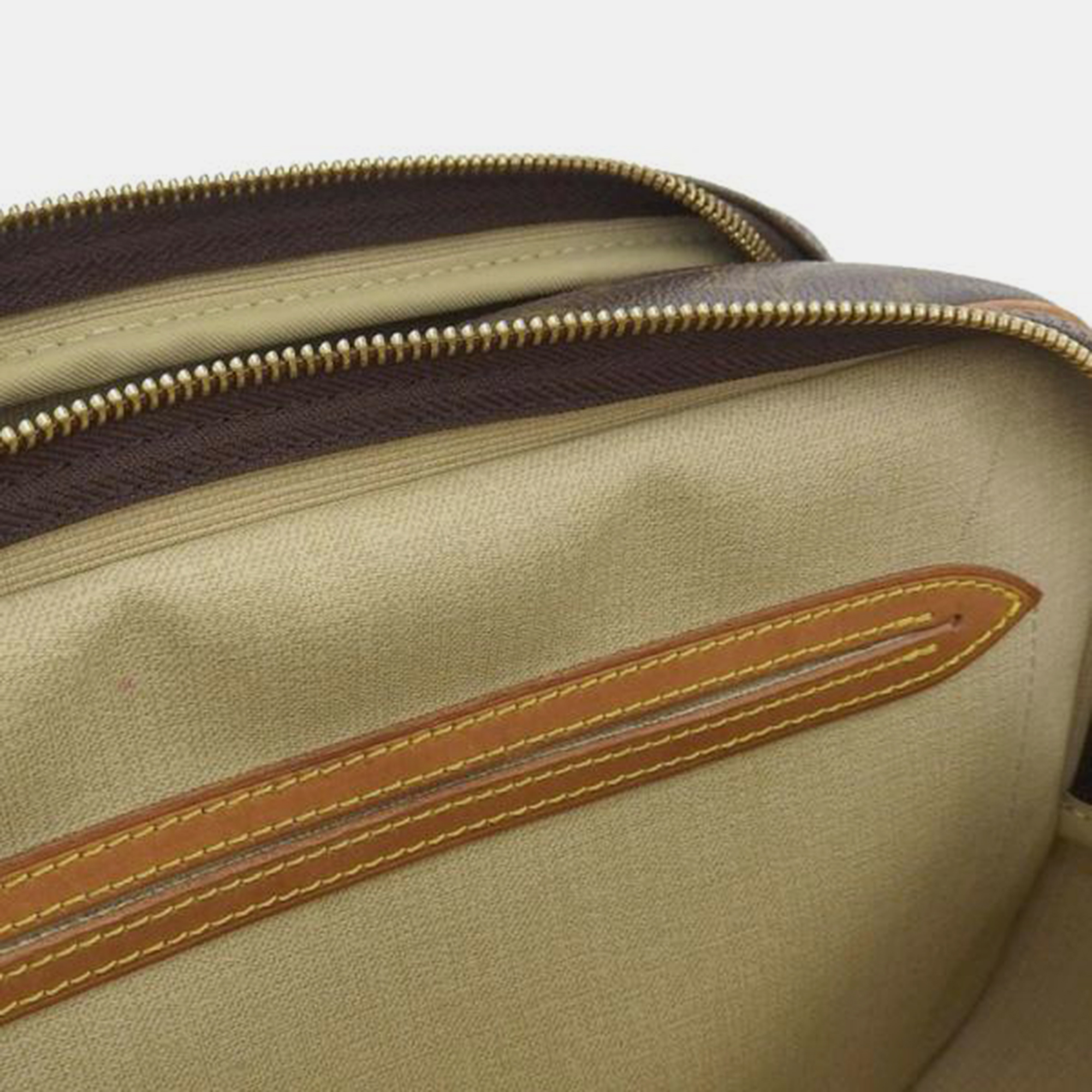 Louis Vuitton Brown/Beige Canvas  Reporter Shoulder Bags