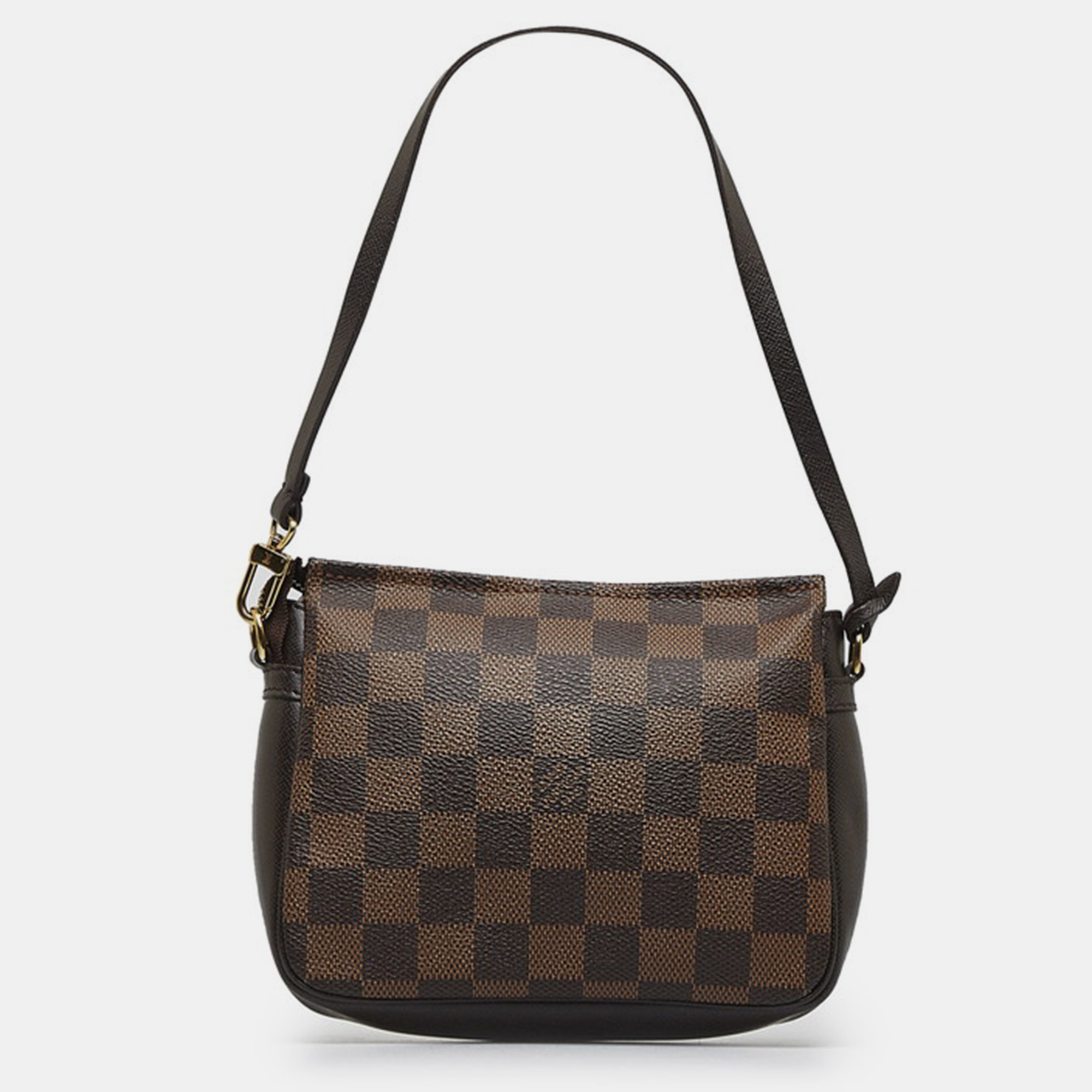 Louis Vuitton Brown Canvas Damier Ebene Trousse Pochette Shoulder Bag