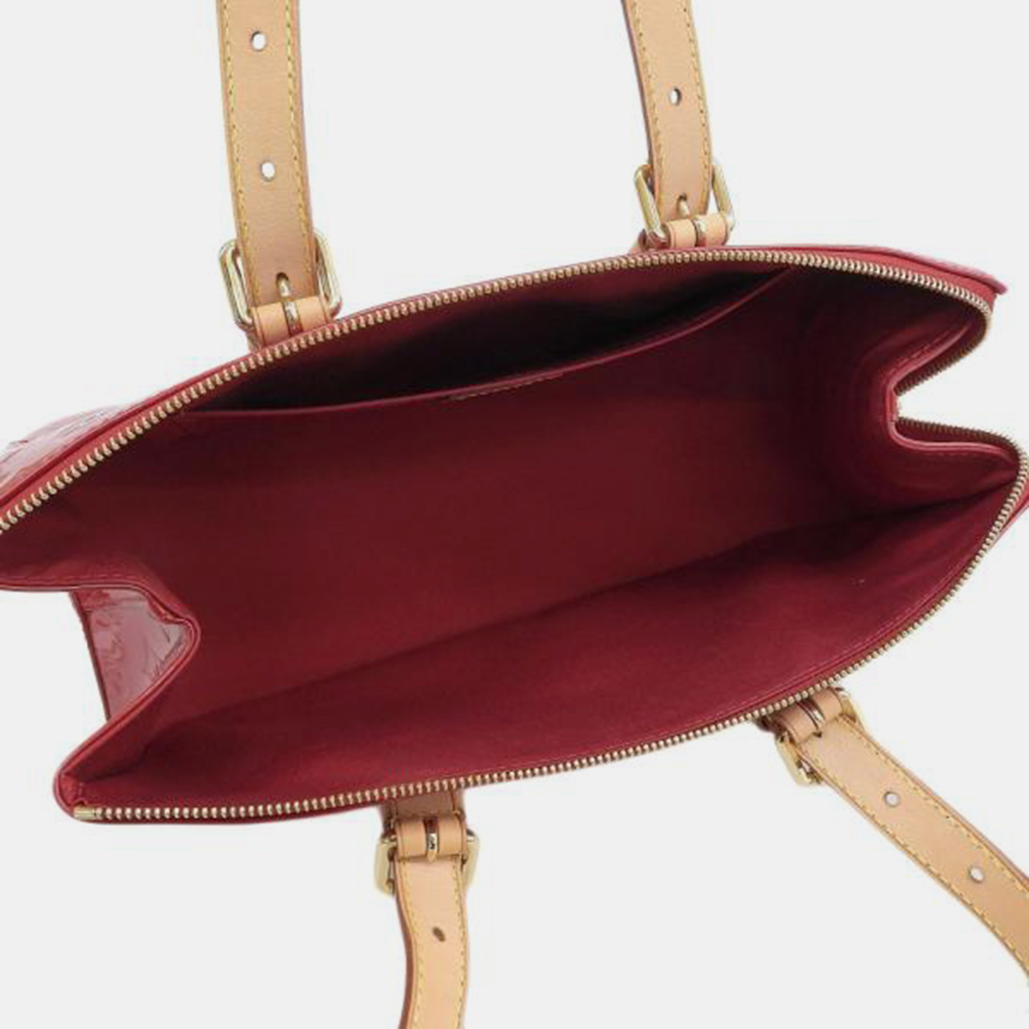 Louis Vuitton Red Patent Leather  Rosewood Avenue Satchels