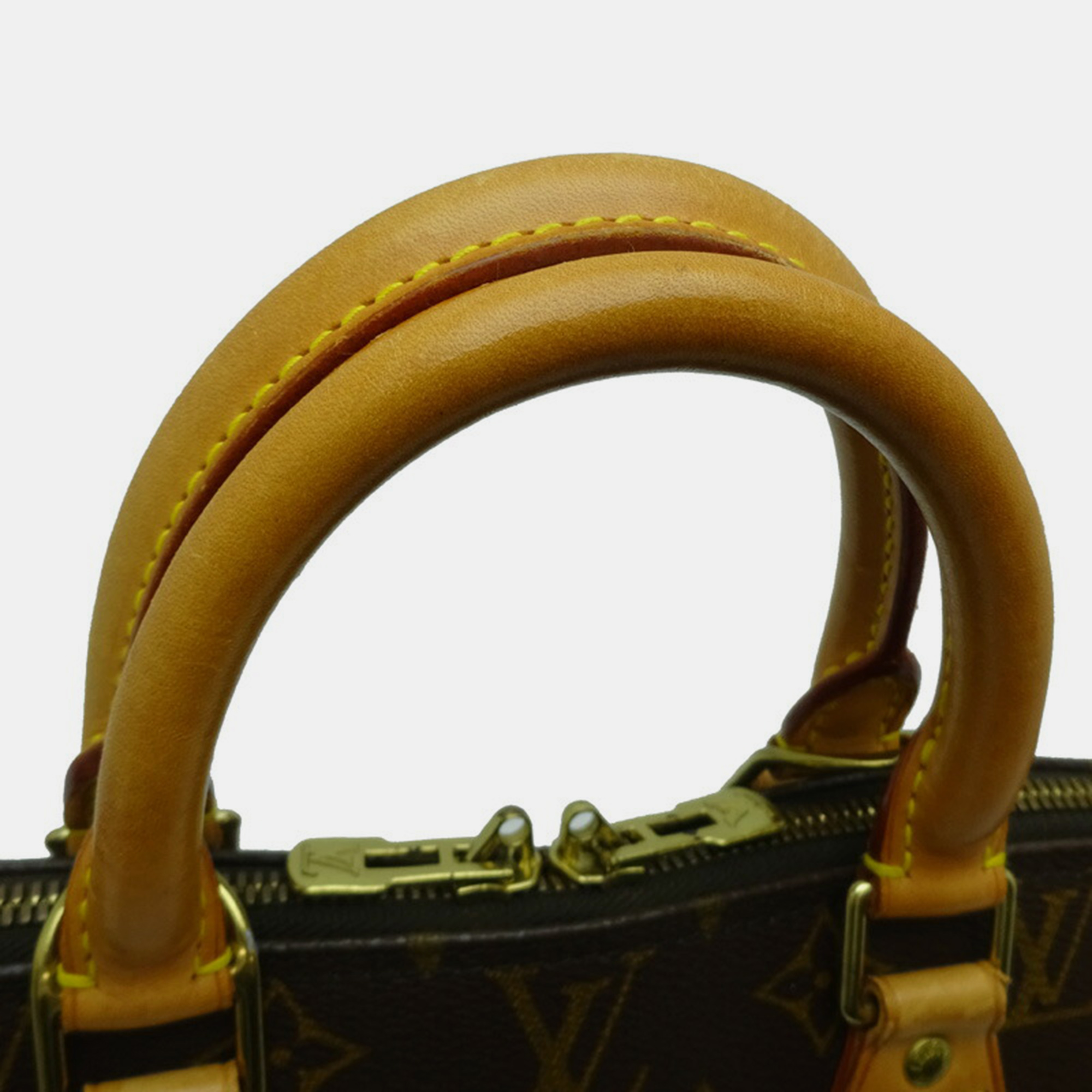 Louis Vuitton Brown Monogram Canvas Alma PM Top Handle Bag