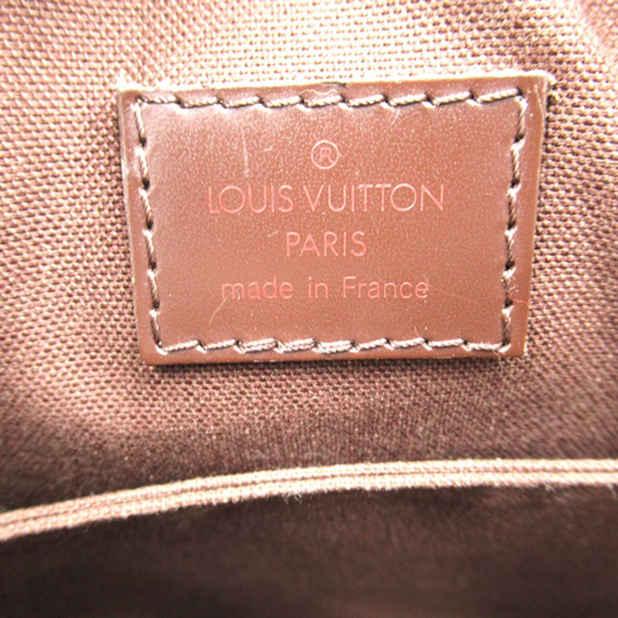Louis Vuitton Brown Canvas Damier Ebene Olav PM Messenger Bag