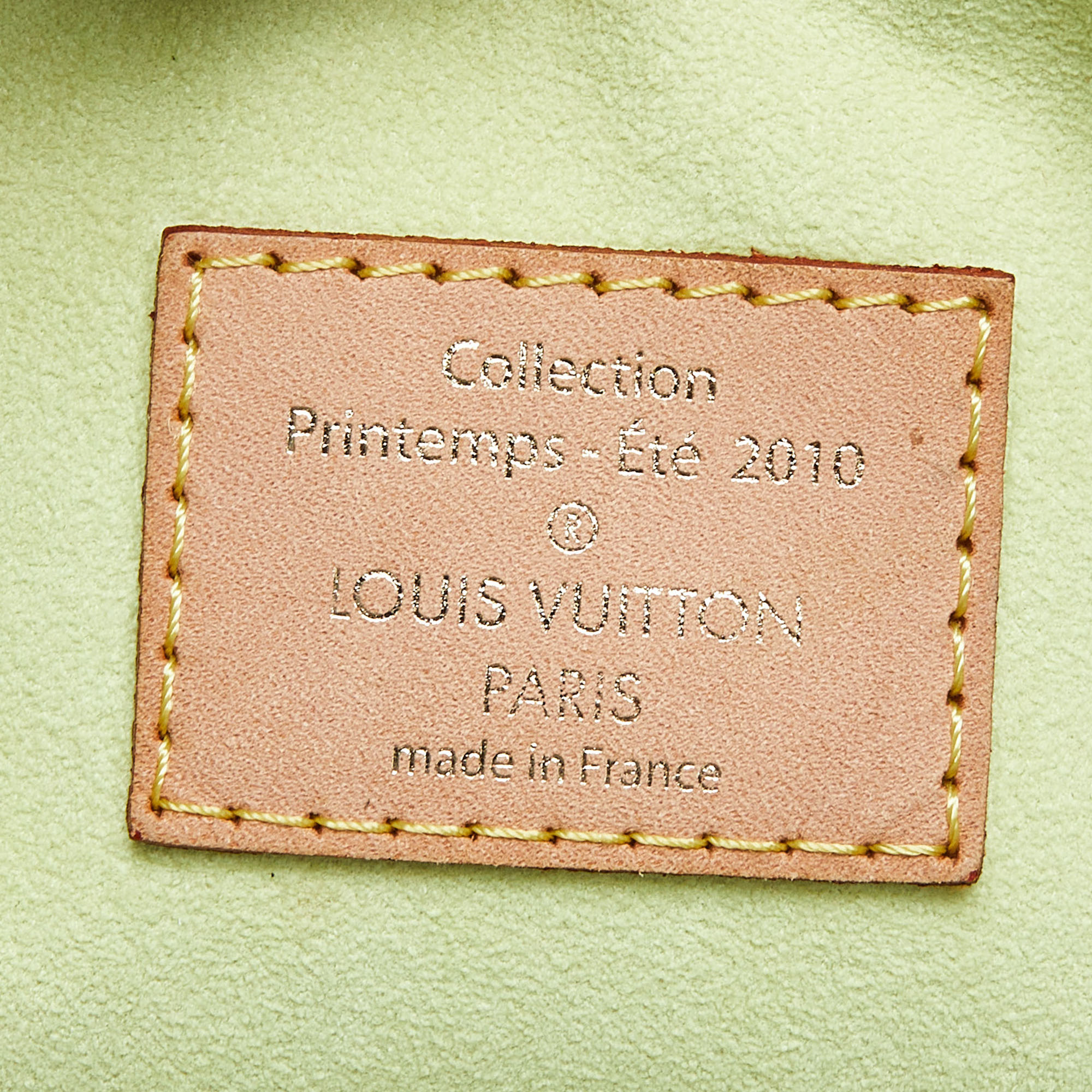 Louis Vuitton Vert Ombre Monogram Denim Sunburst Limited Edition PM Bag