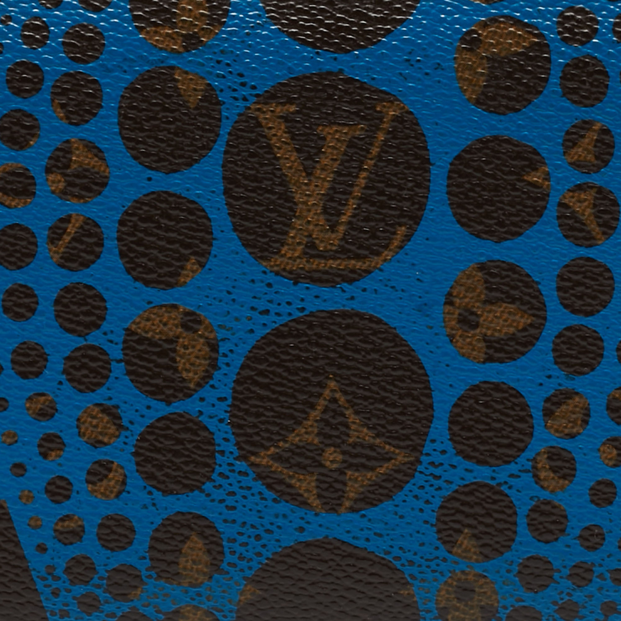 Louis Vuitton X Yayoi Kusama Monogram Canvas Limited Edition Cosmic Pumpkin Dots Zippy Wallet