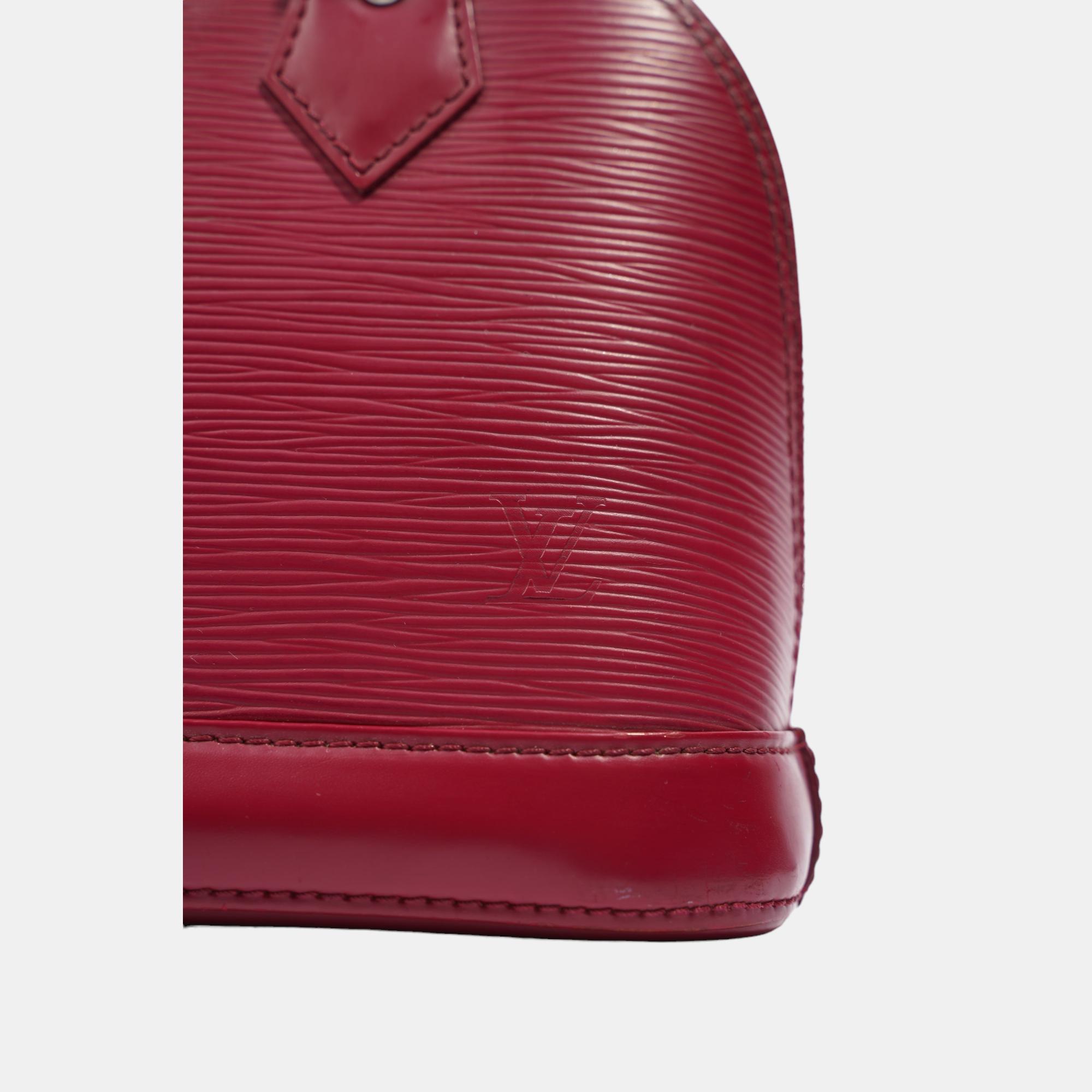 Louis Vuitton Alma Raspberry Epi Leather BB