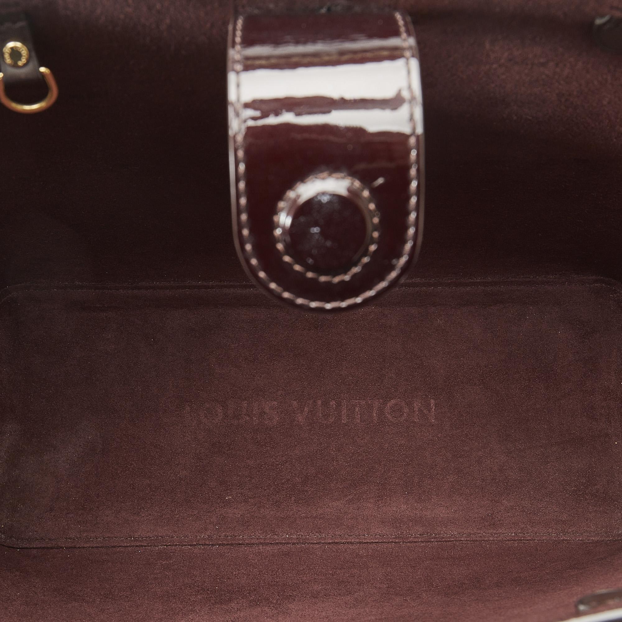 Louis Vuitton Purple Monogram Vernis Long Beach MM