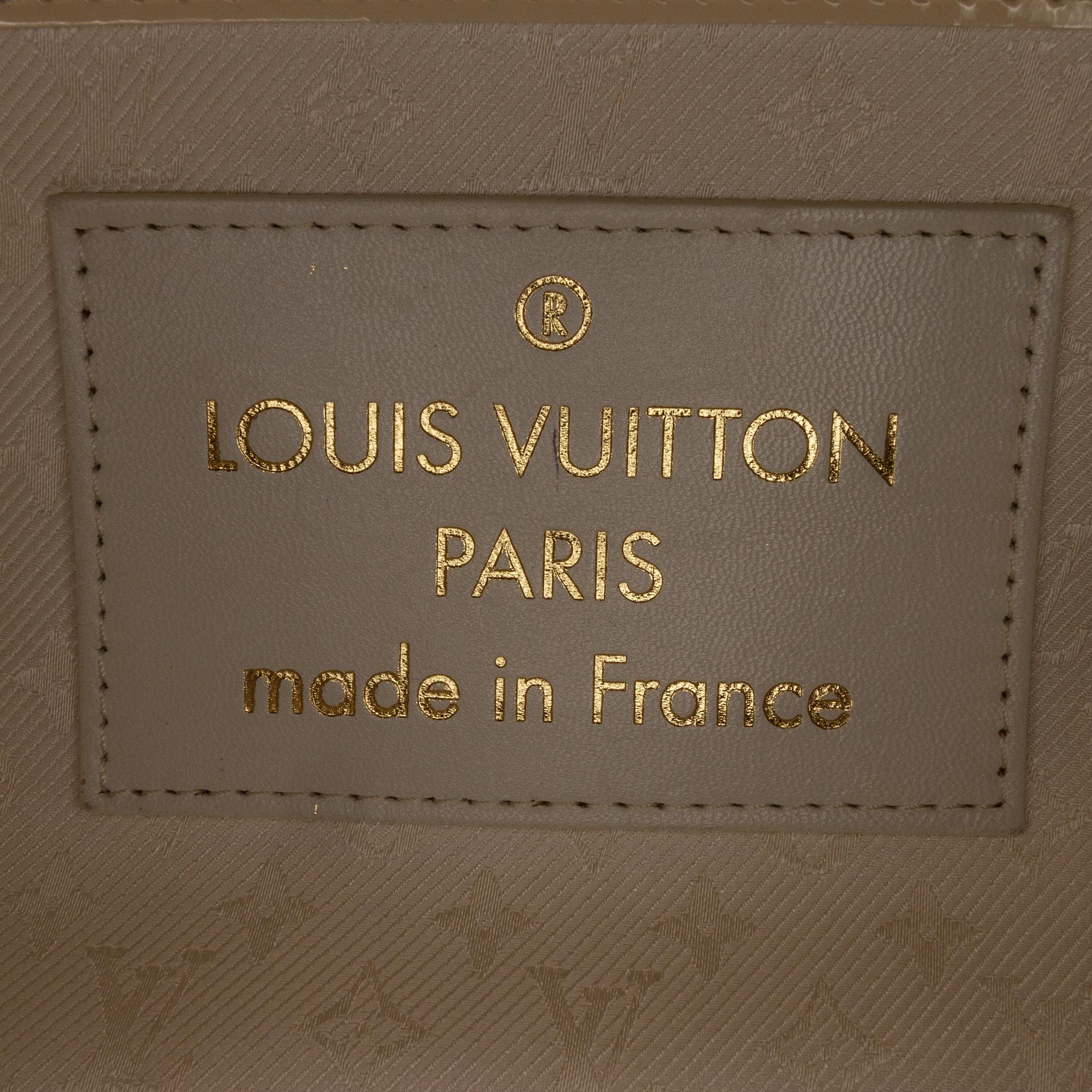 Louis Vuitton White Braided Street Shopper PM