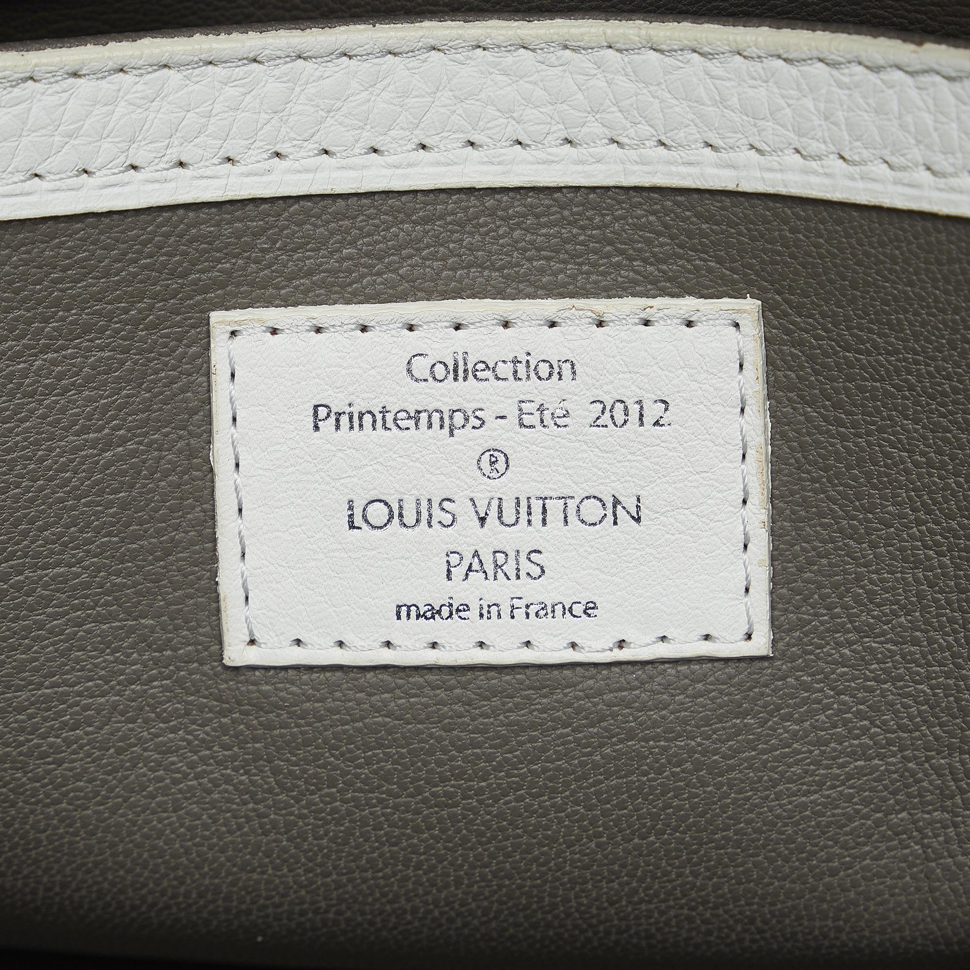 Louis Vuitton White Monogram Bouclettes Speedy