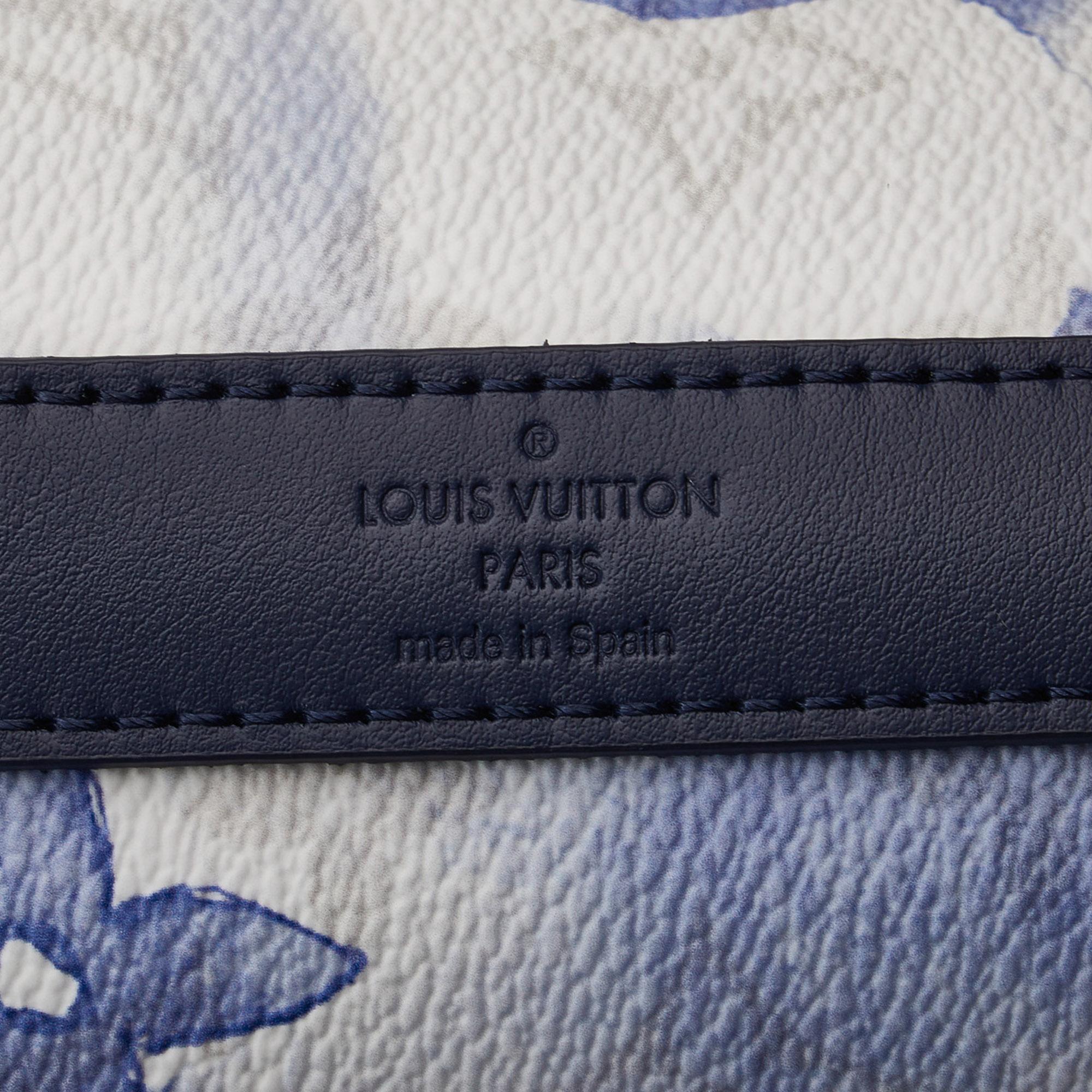 Louis Vuitton Blue/White Monogram Watercolor Weekend Tote PM