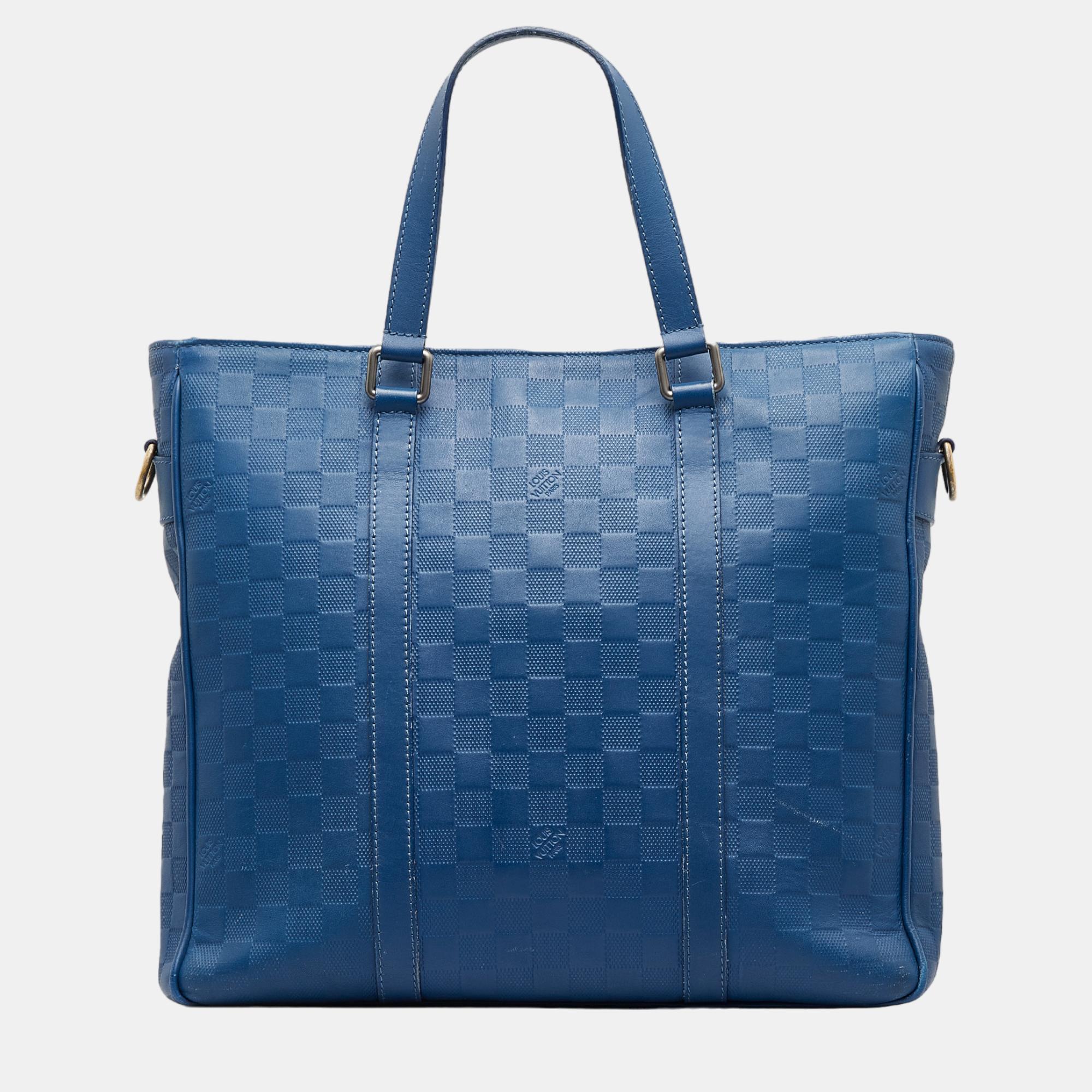 Louis Vuitton Blue Damier Infini Tadao PM