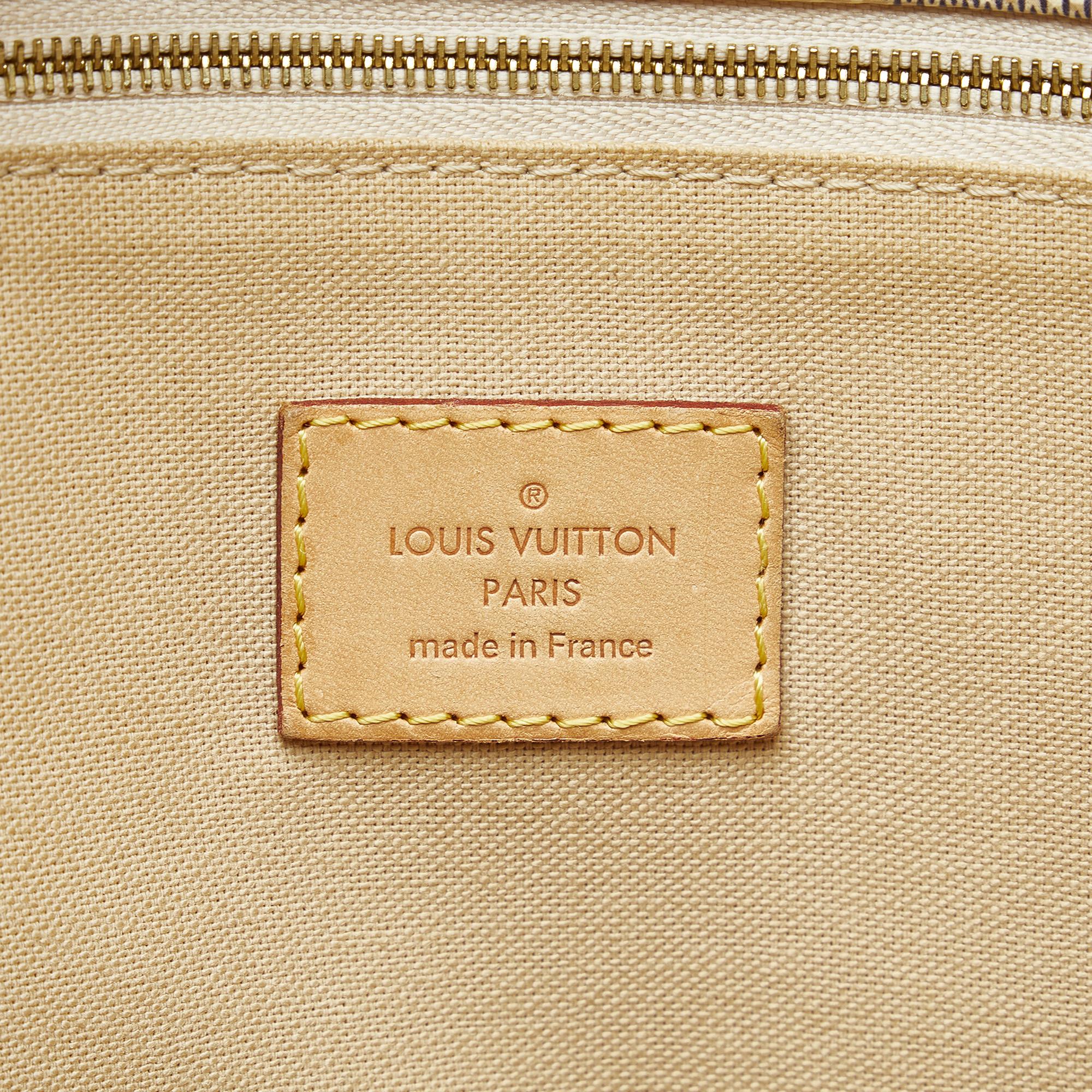 Louis Vuitton White Damier Azur Soffi