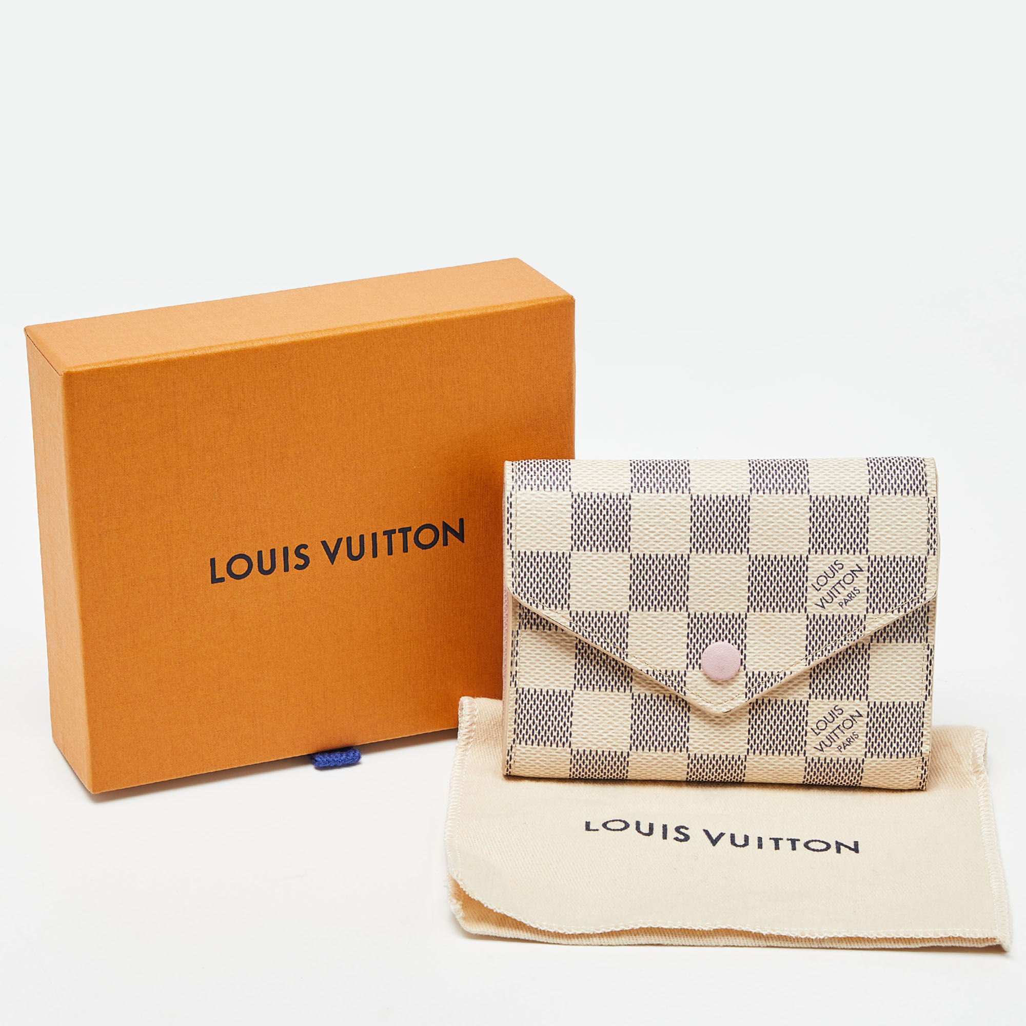 Louis Vuitton Damier Azur Canvas Victorine Wallet