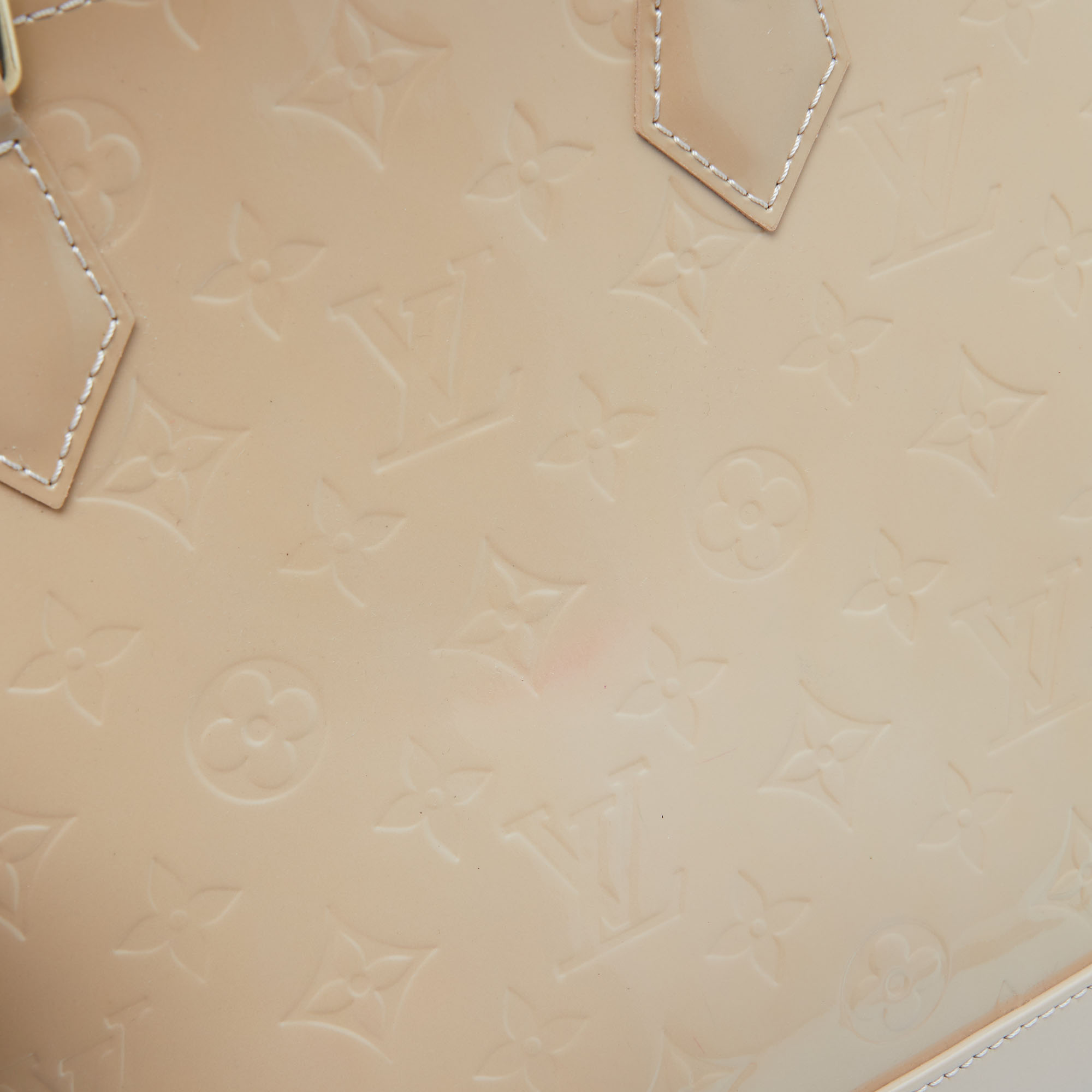 Louis Vuitton Rose Florentine Monogram Vernis Alma PM Bag