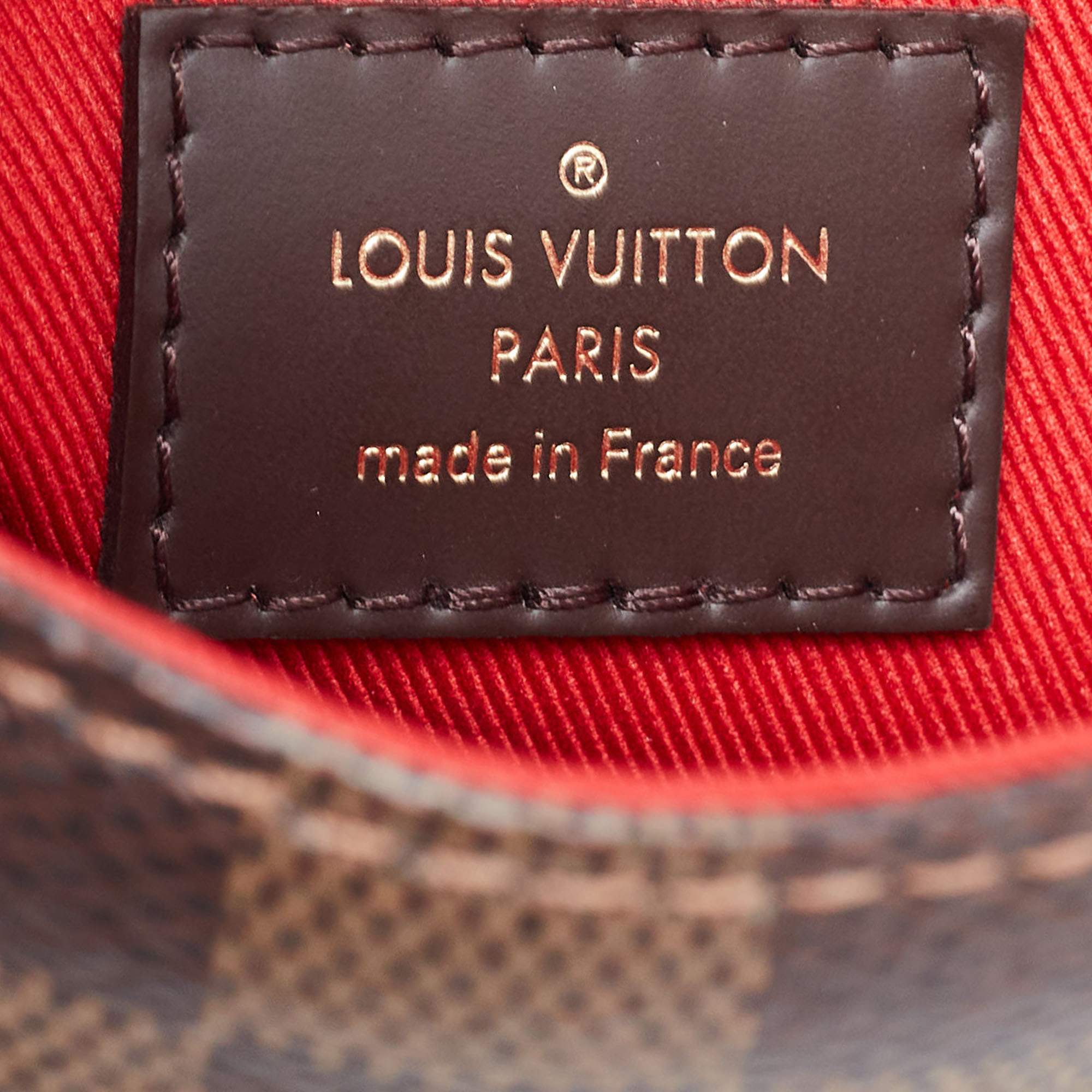 Louis Vuitton Damier Ebene Canvas Croisette Bag