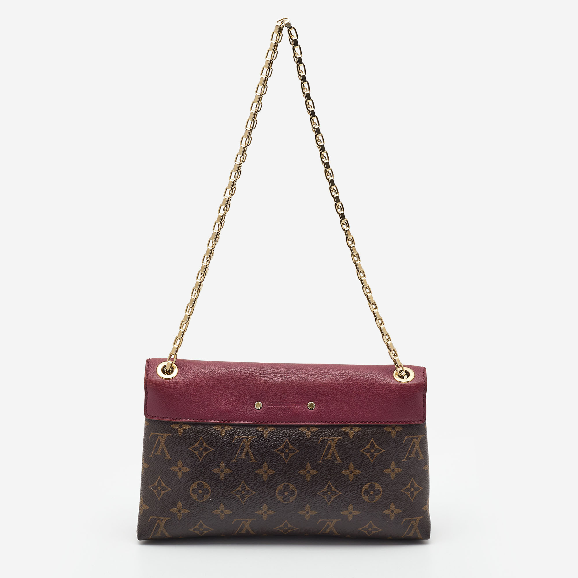 Louis Vuitton Monogram Canvas And Leather Pallas Chain Bag