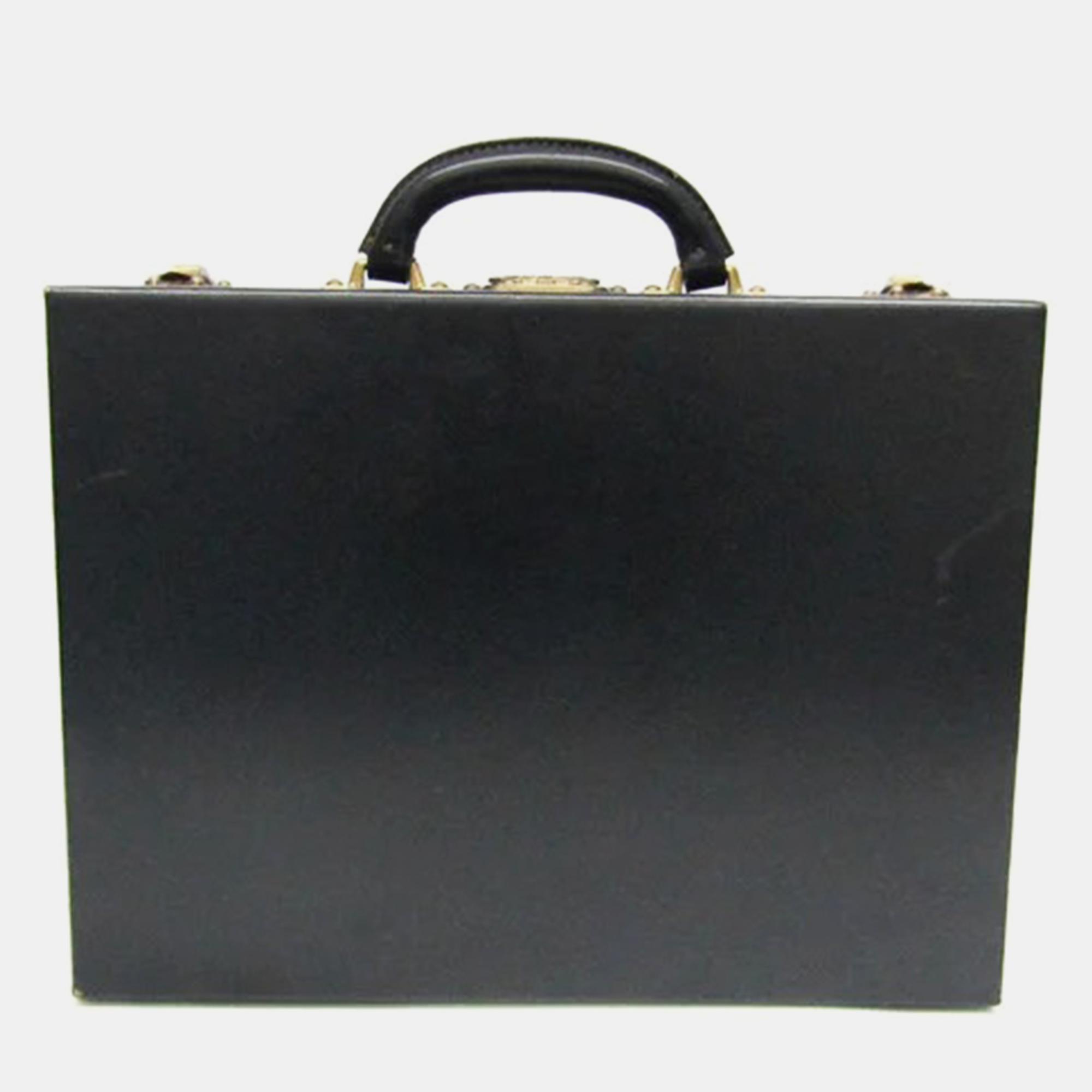 Louis vuitton black epi leather president classeur briefcase