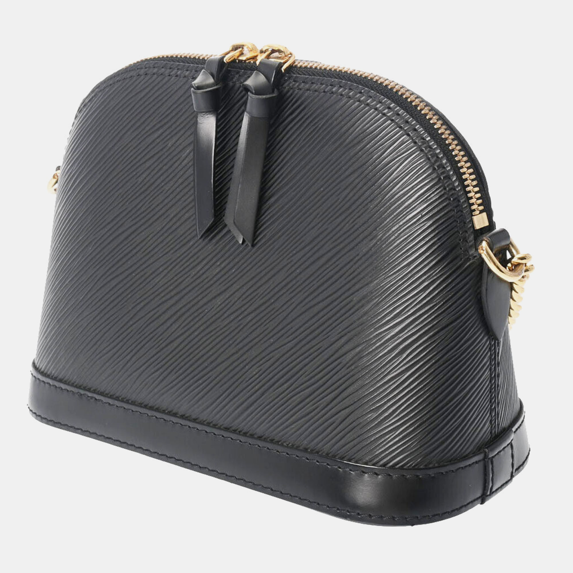

Louis Vuitton Black Epi Leather Alma BB Shoulder Bag