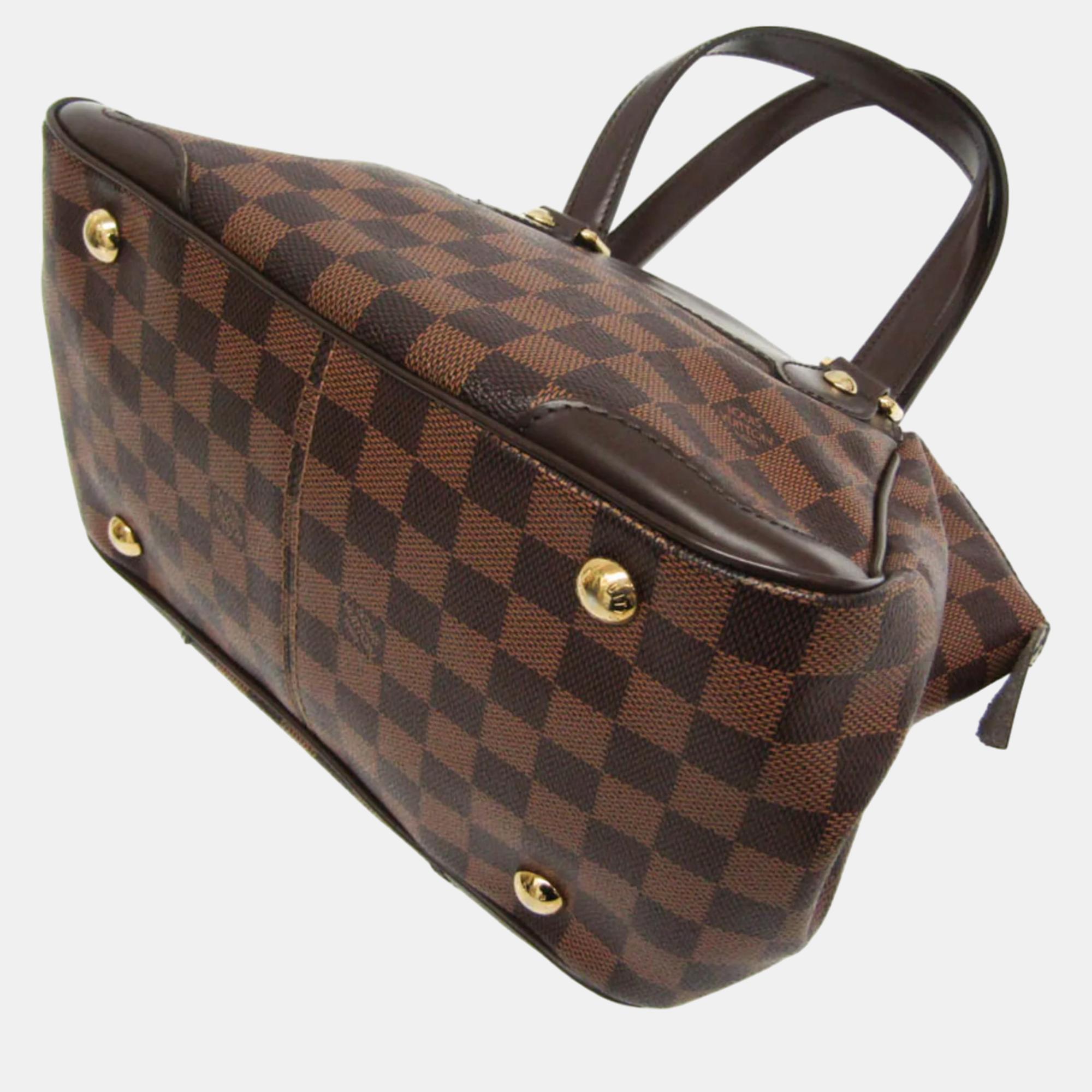 Louis Vuitton Brown Canvas PM Verona Satchels