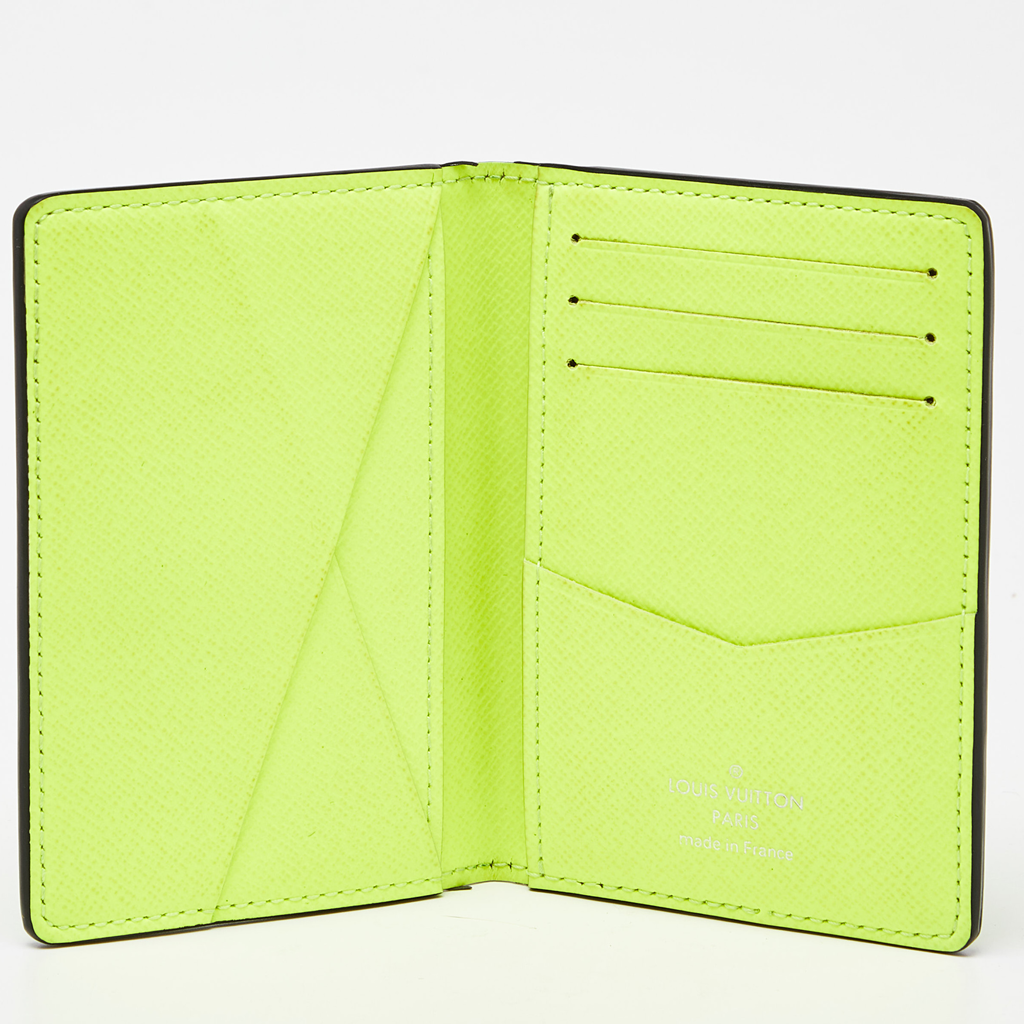 Louis Vuitton Neon Yellow Monogram Canvas Pocket Organizer