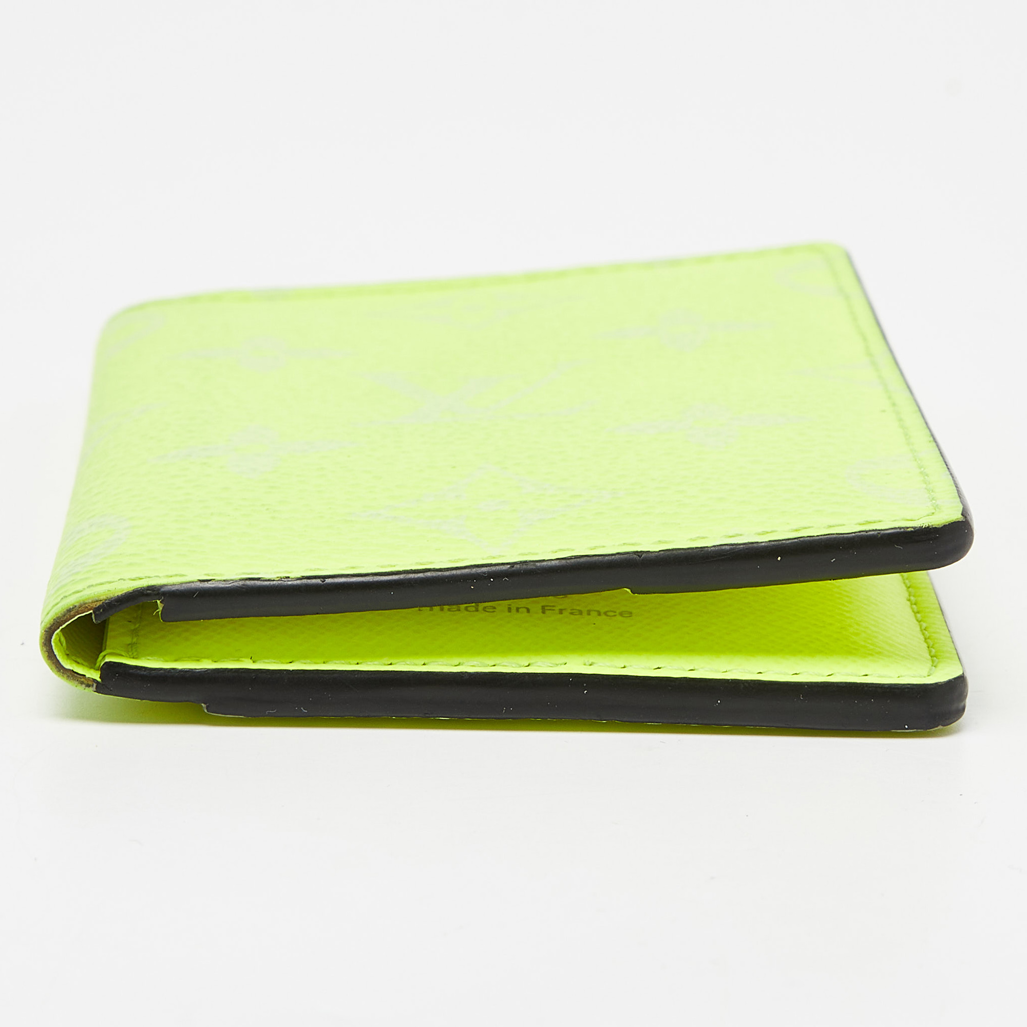 Louis Vuitton Neon Yellow Monogram Canvas Pocket Organizer