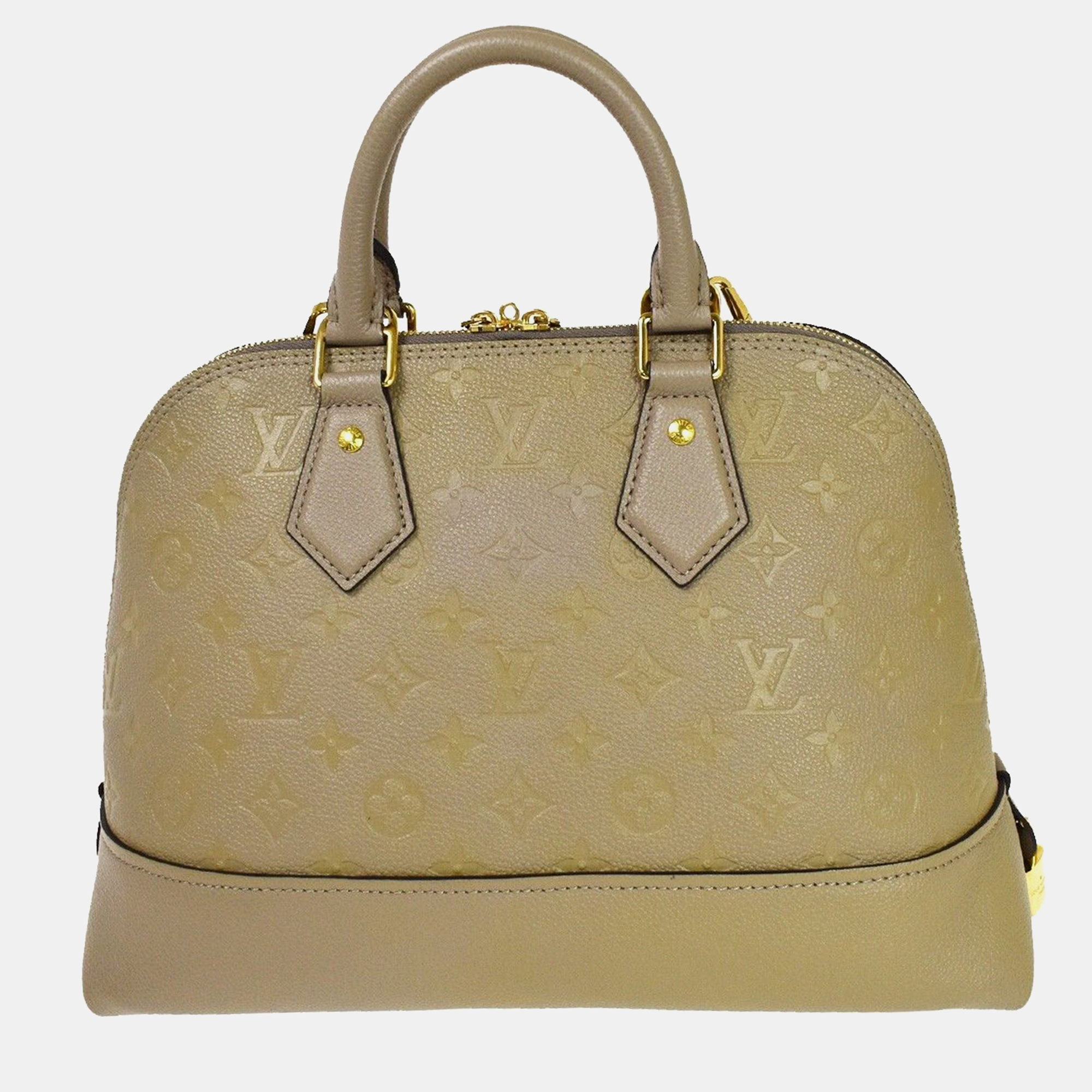 

Louis Vuitton Tourterelle Monogram Empreinte Leather Neo Alma PM Bag, Beige
