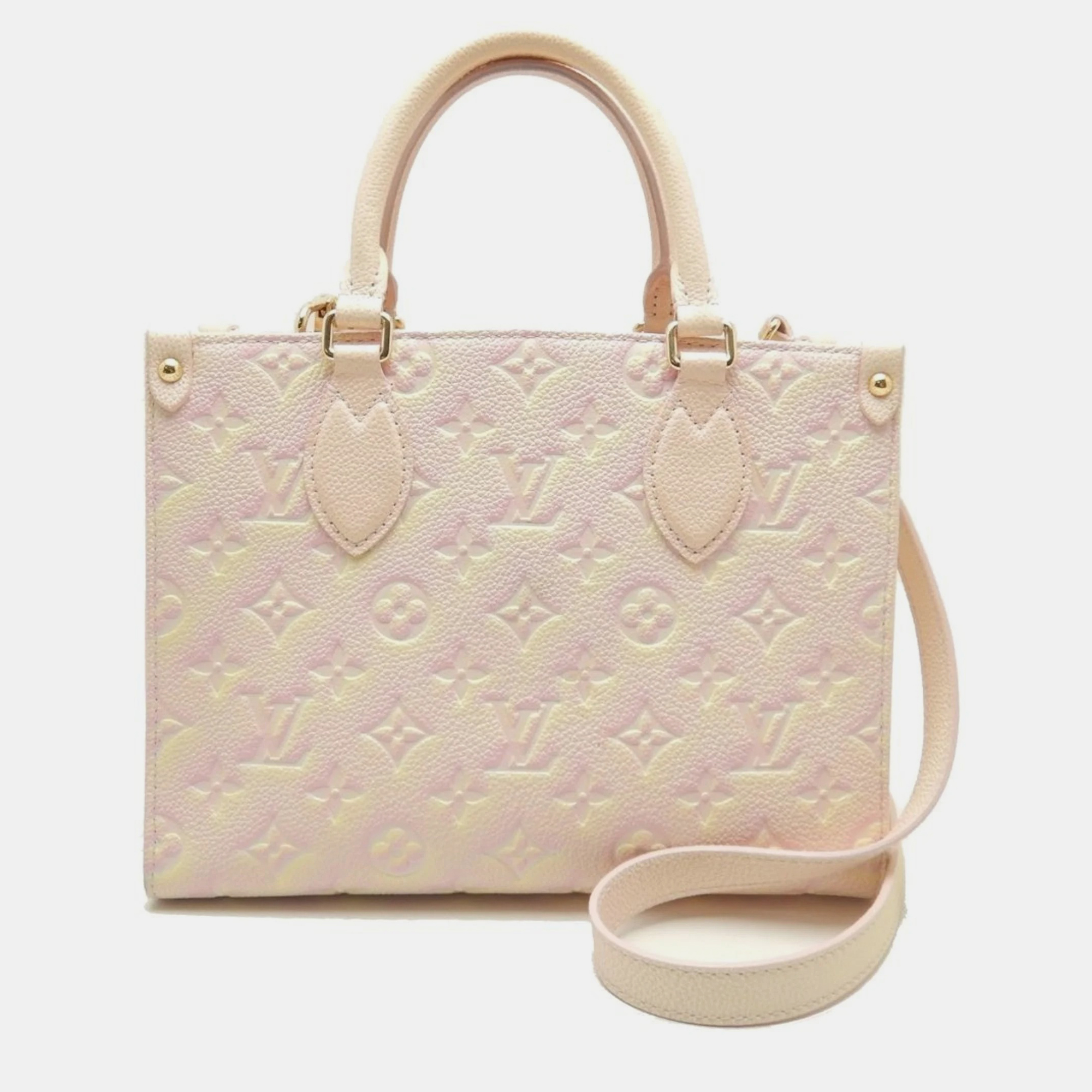 Louis vuitton 2022 stardust monogram empreinte onthego pm tote