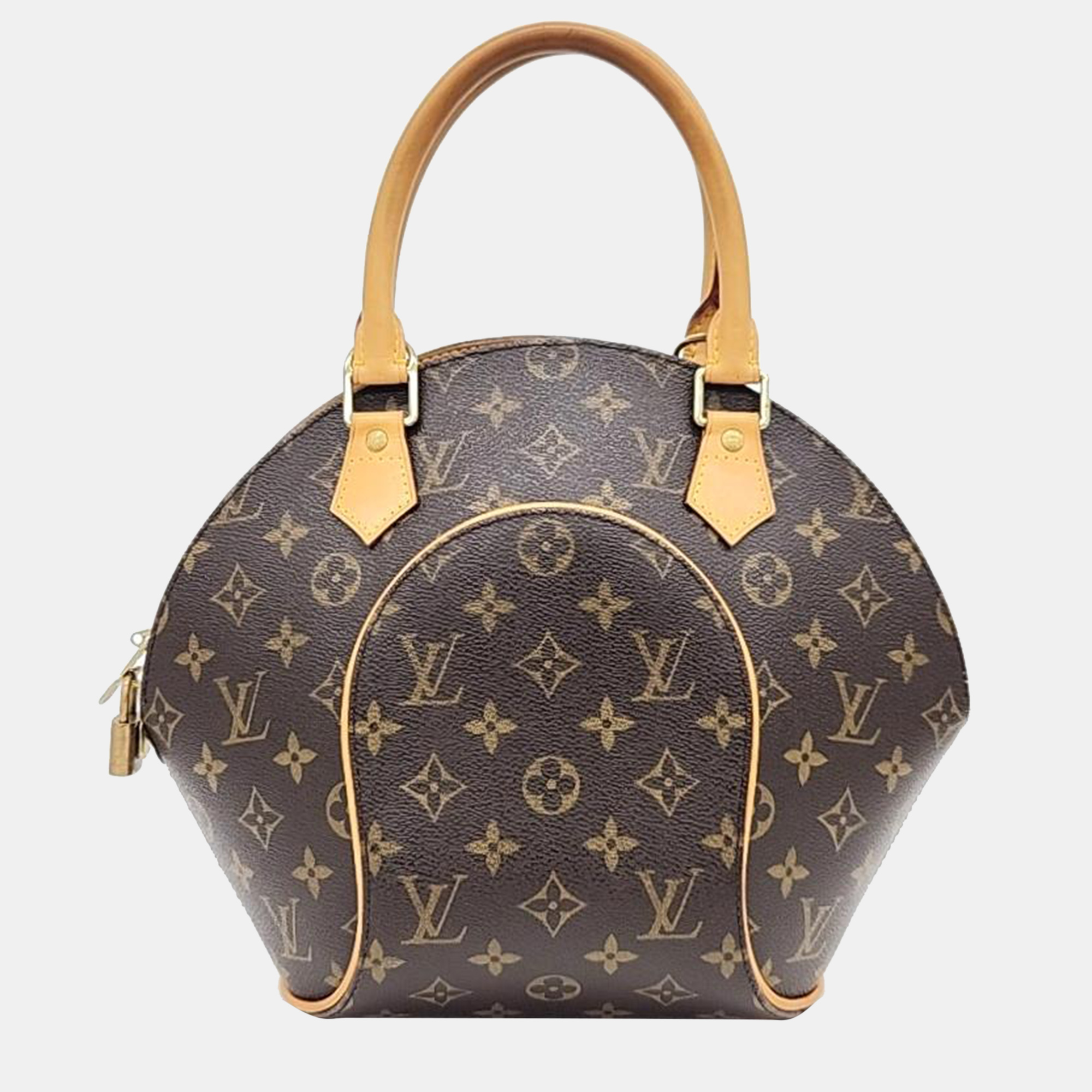 Louis vuitton brown monogram canvas ellipse pm handbag