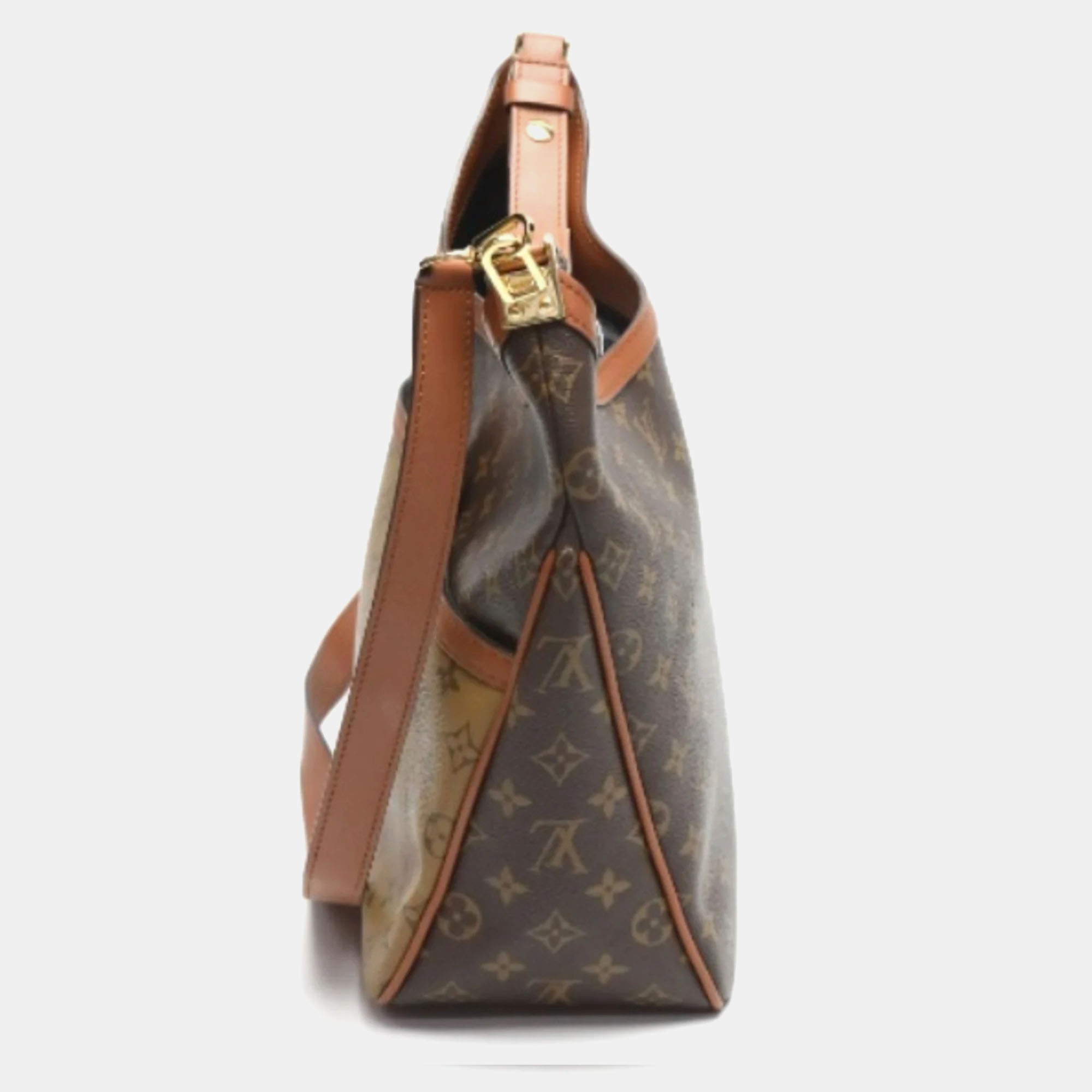 Louis Vuitton Monogram Reverse Hobo Dauphine MM Shoulder Bag