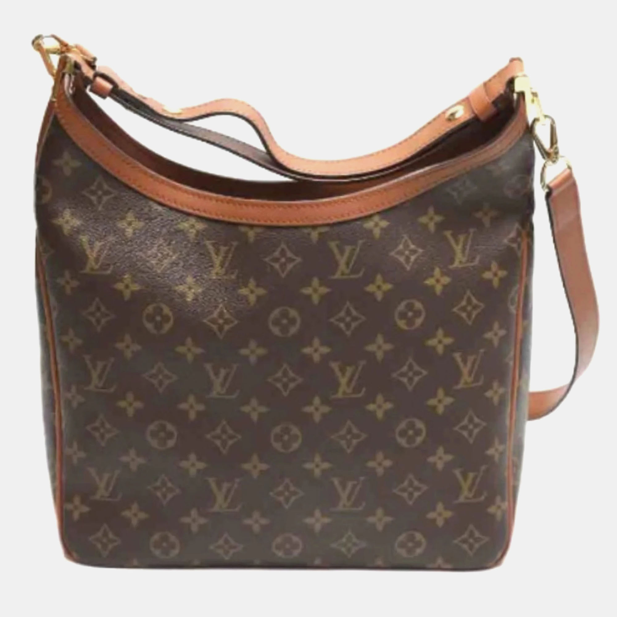 Louis Vuitton Monogram Reverse Hobo Dauphine MM Shoulder Bag