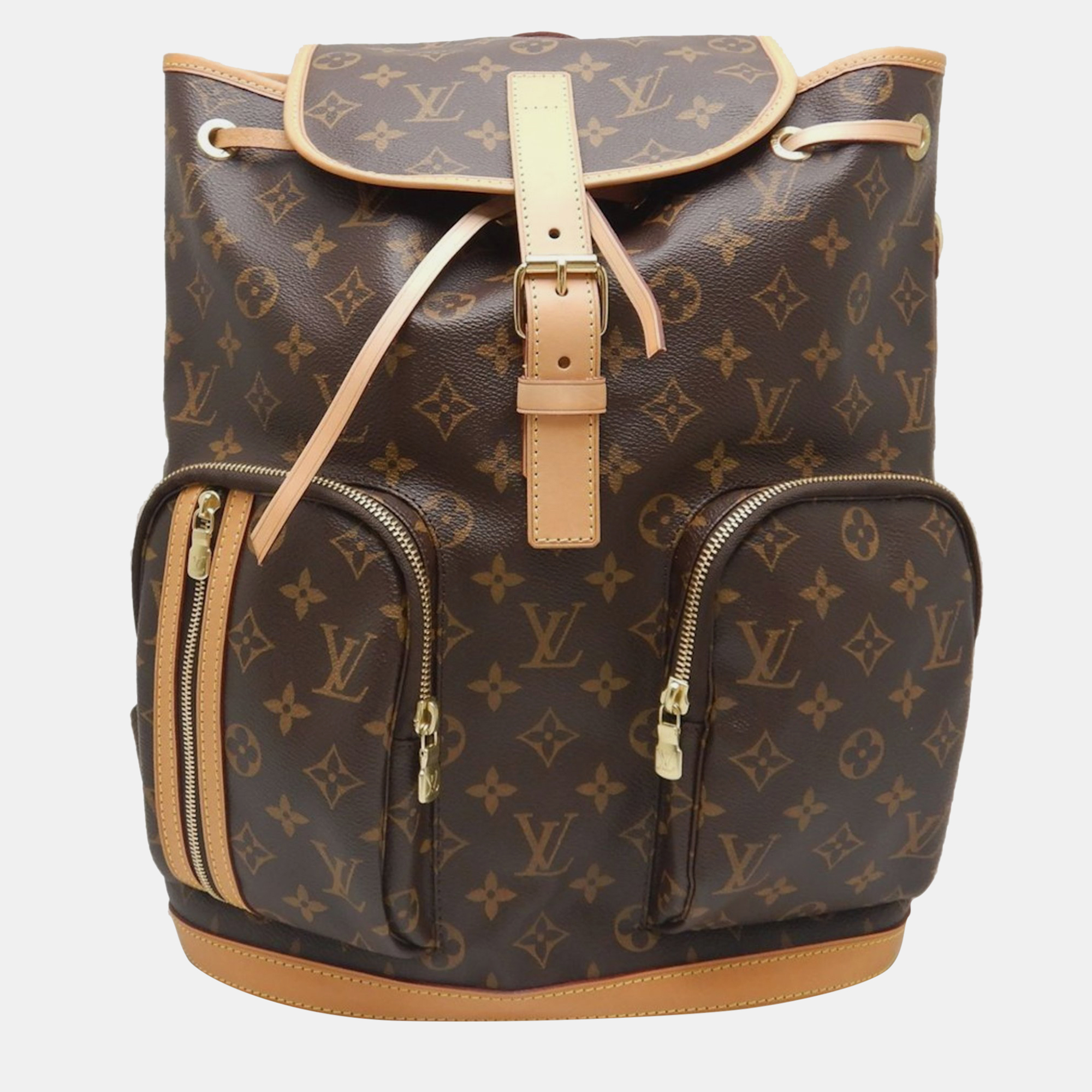 Louis vuitton brown monogram sac a dos bosphore backpack