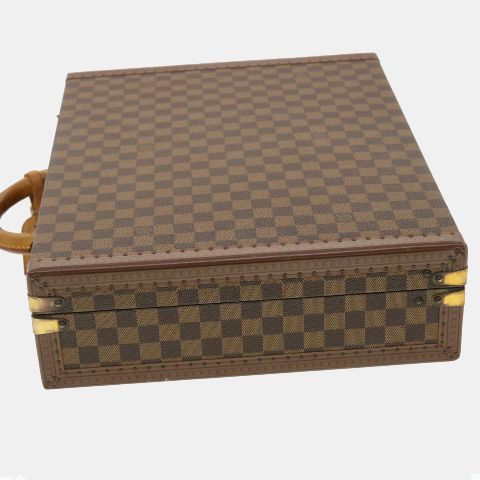 Louis Vuitton Brown Damier Ebene Canvas Alzer Travel Handbag