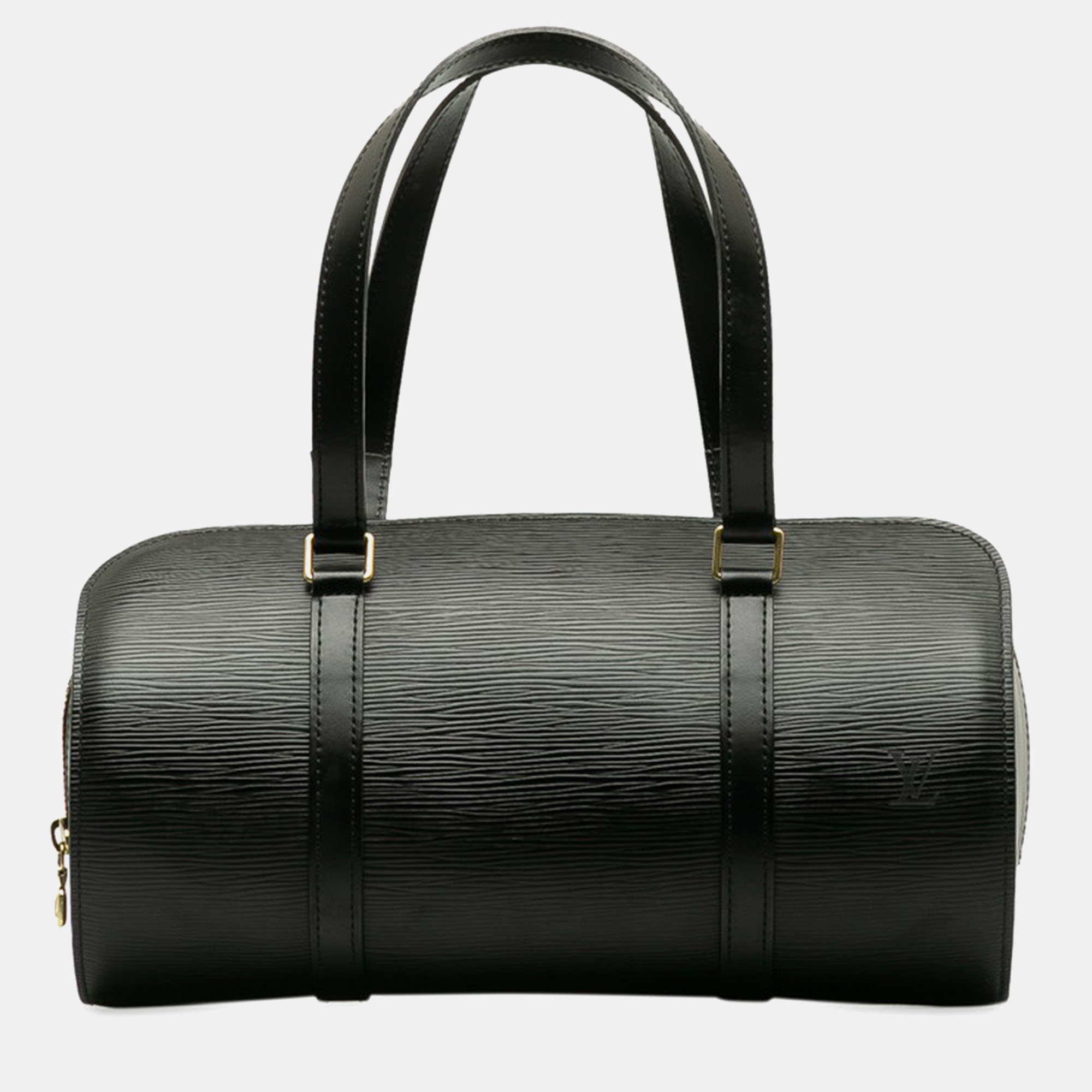 Louis vuitton black epi leather soufflot bag